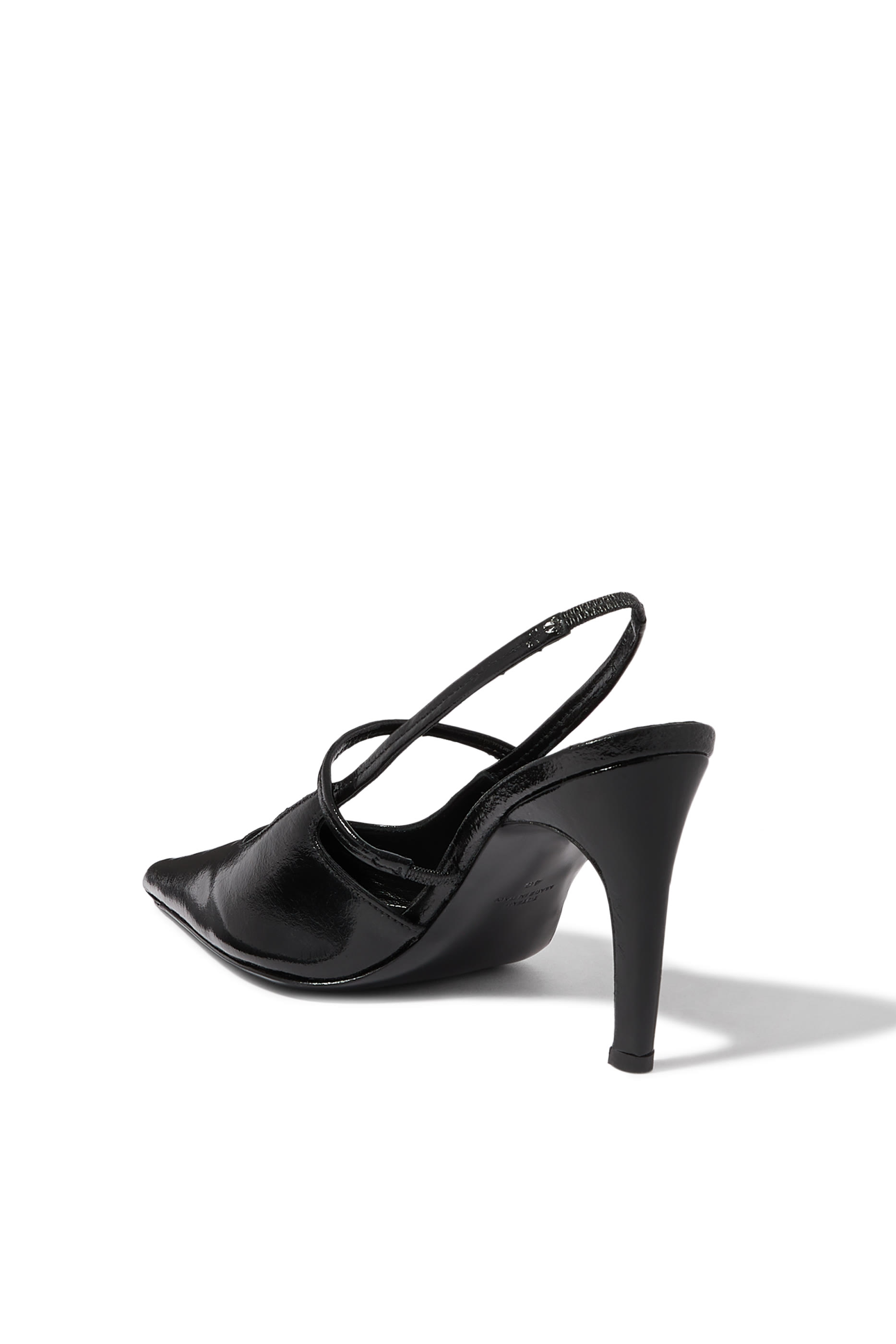 Naplack 85 Stiletto Slingback Pumps