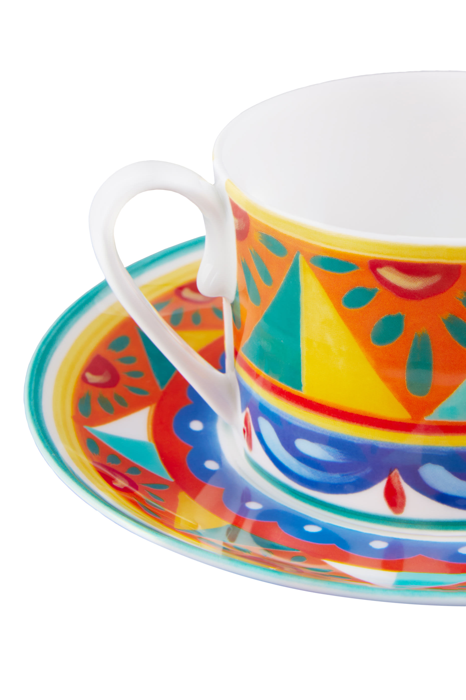 Carretto Azzurro Tea Cup & Saucer Set