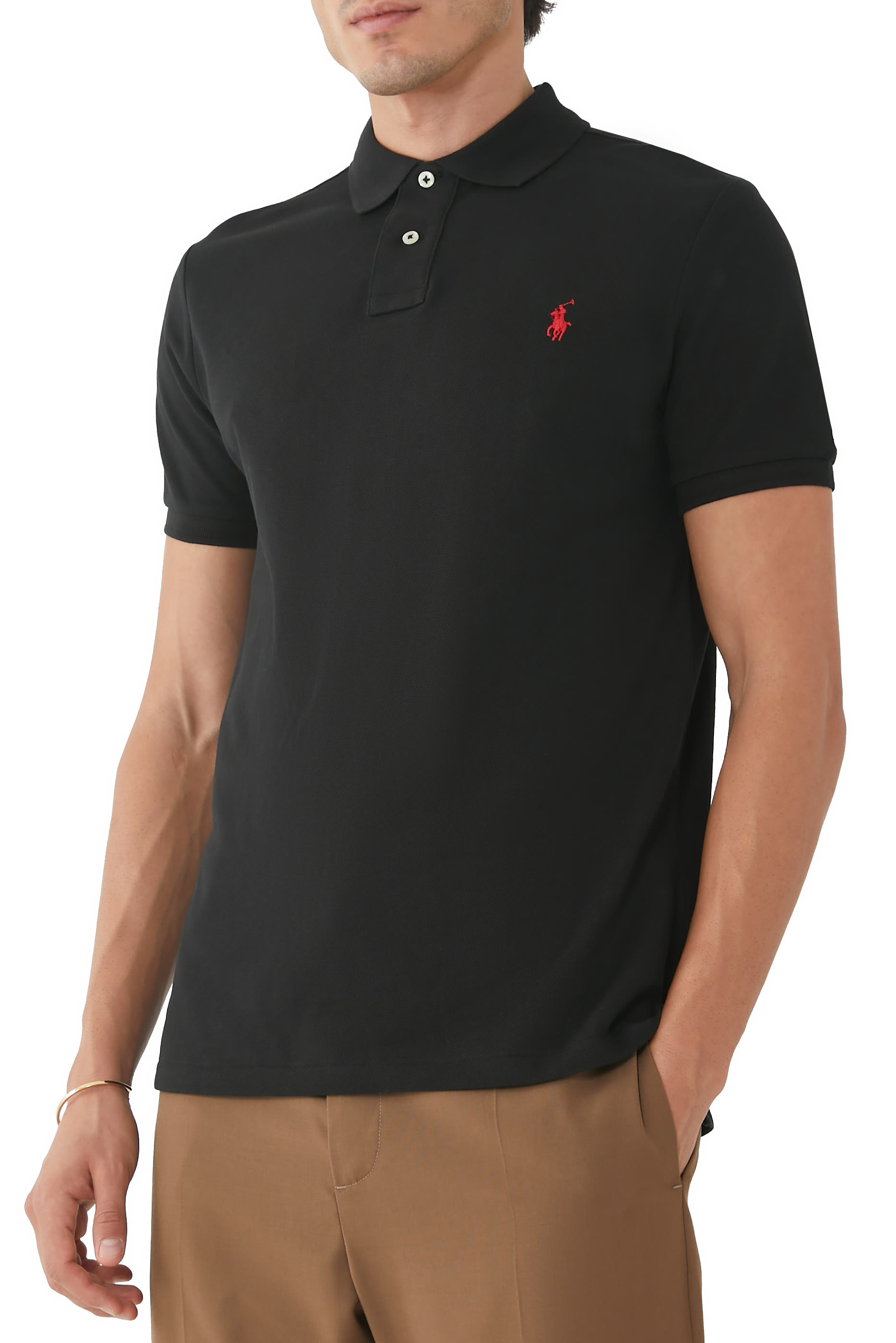 Embroidered Logo Polo Shirt