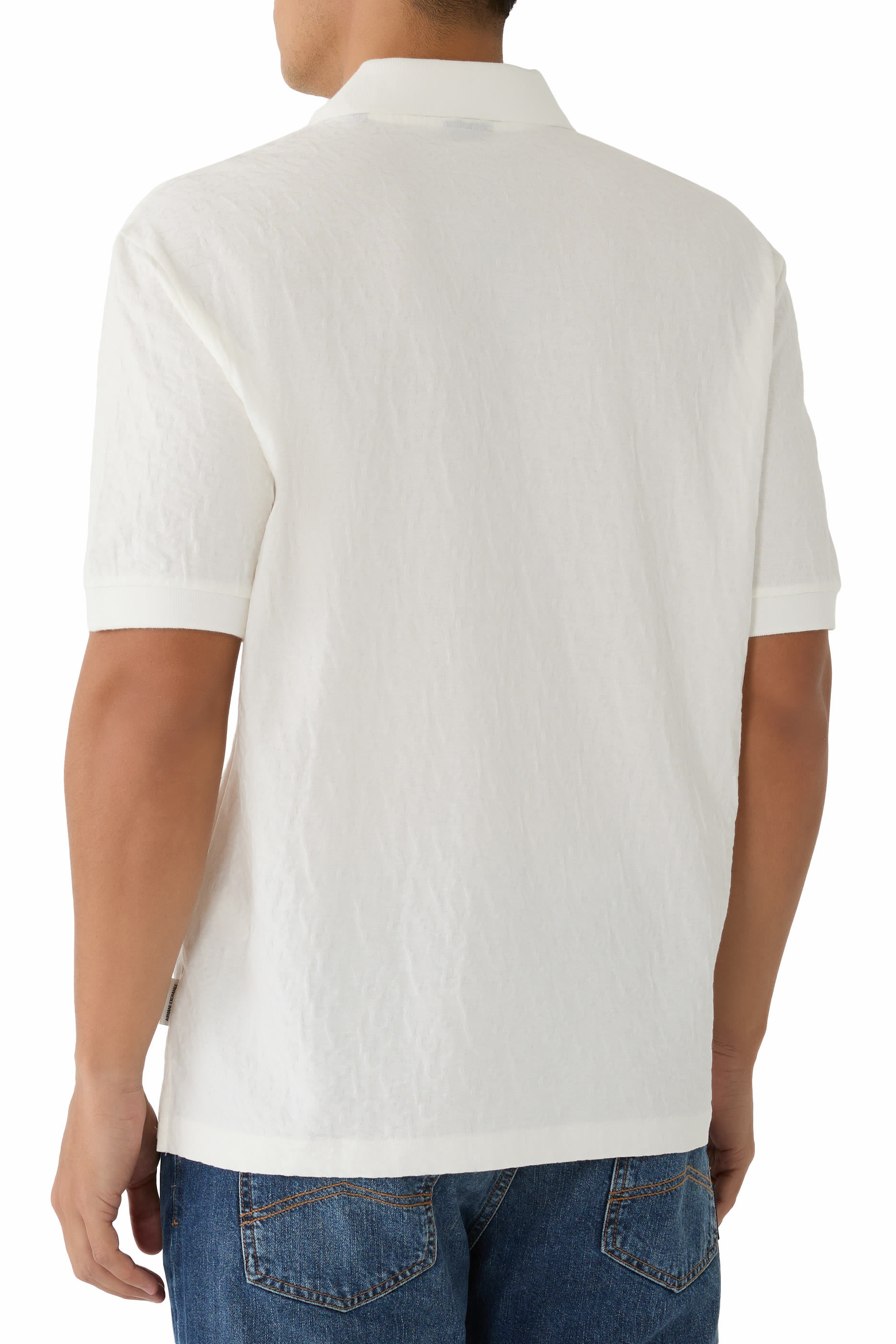 Jacquard Polo Cotton Shirt