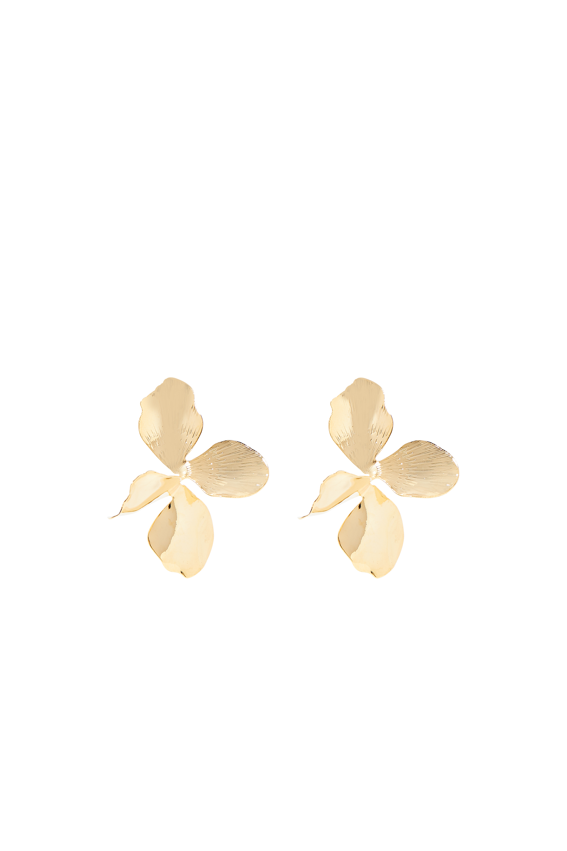 Hyacinth Drop Earrings, 14k Yellow Gold-Plated Brass