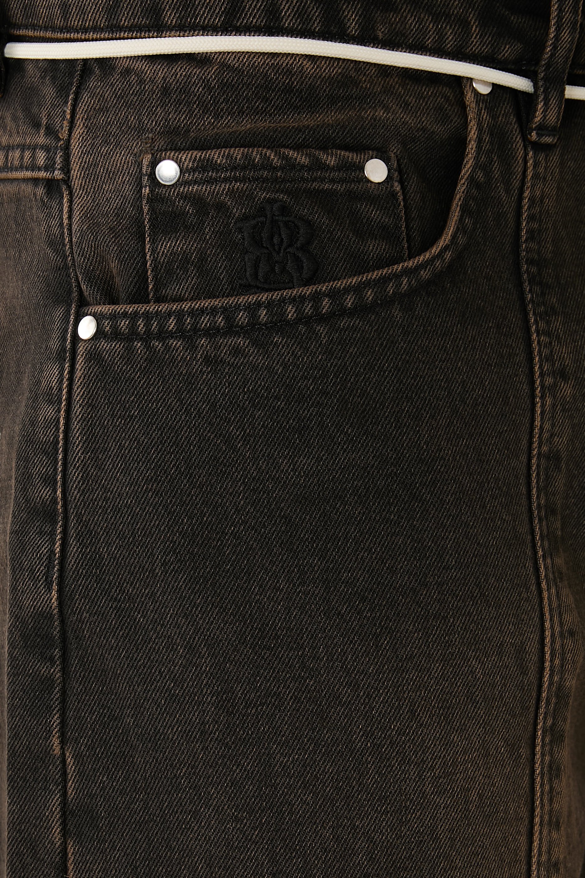 Felled Denim Shorts