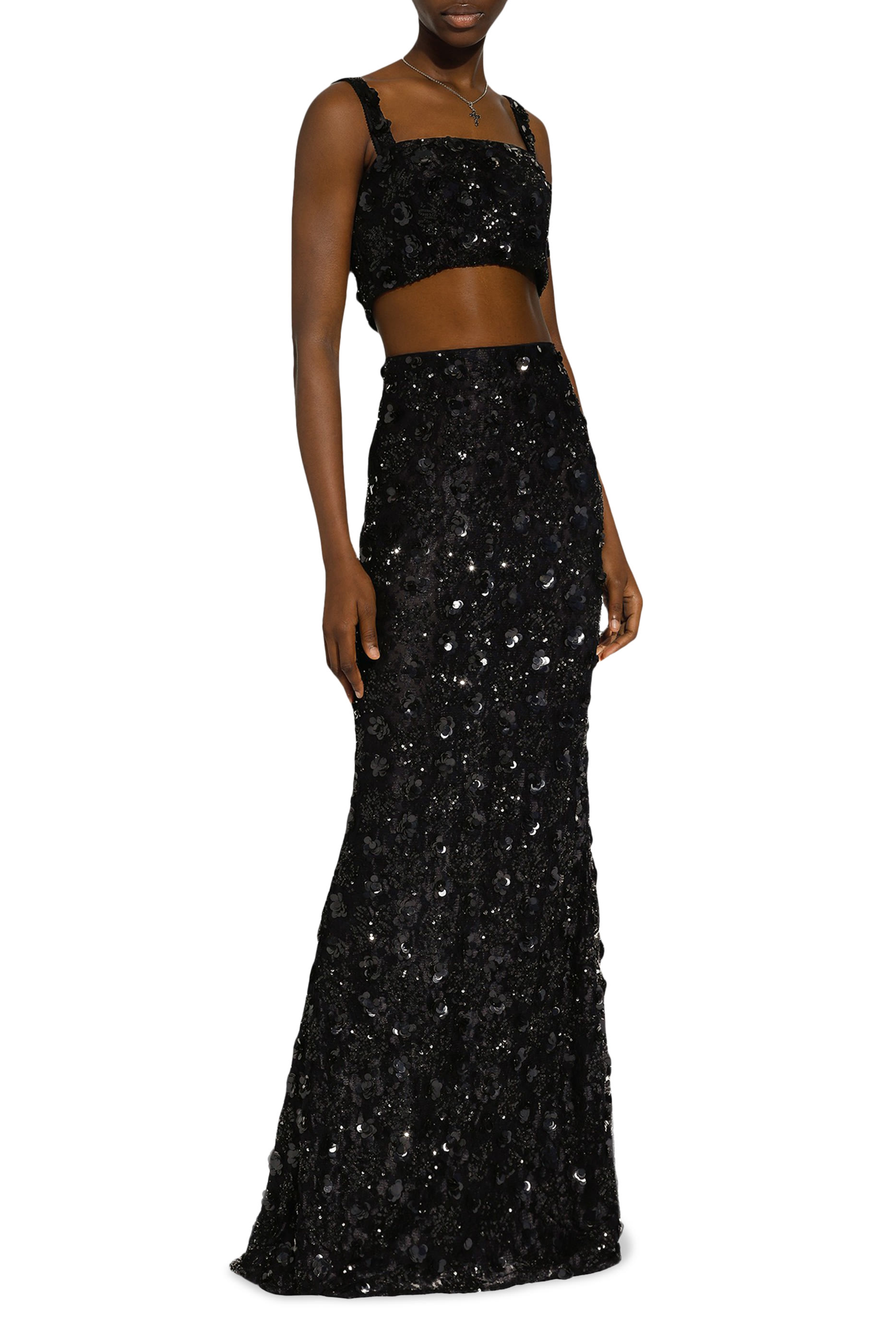 Sequin Embroidery Bralette Top