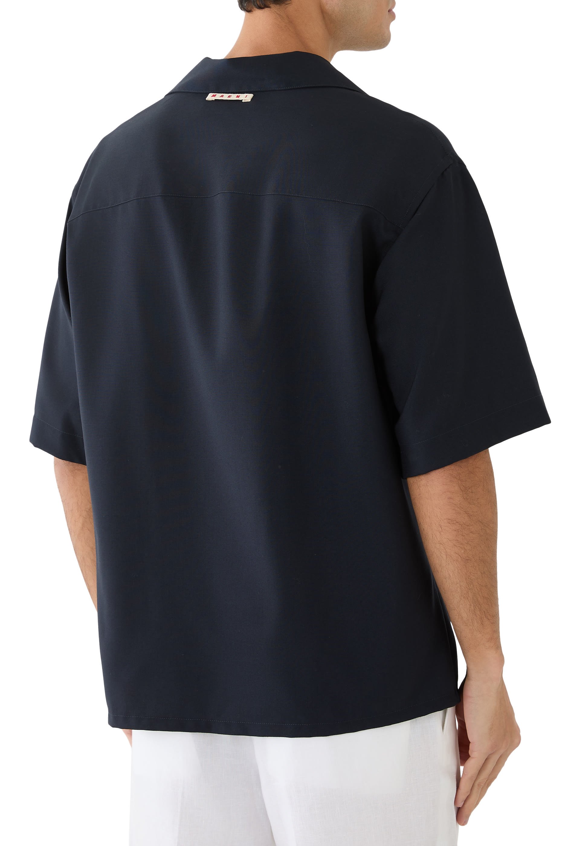 Tropical Wool Bowling Shirt