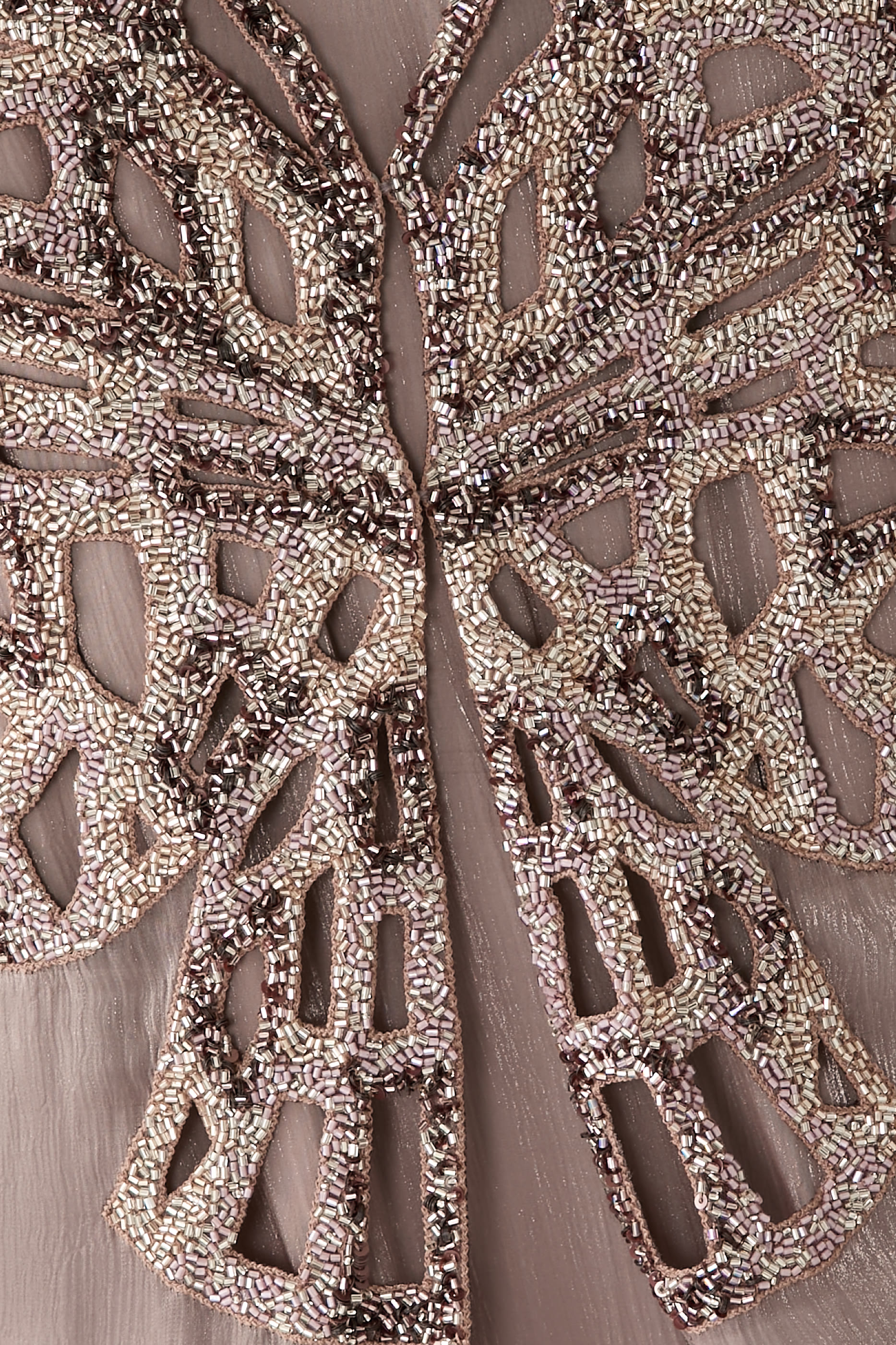 Cape Style Kaftan with Butterfly Inspired Embroidery