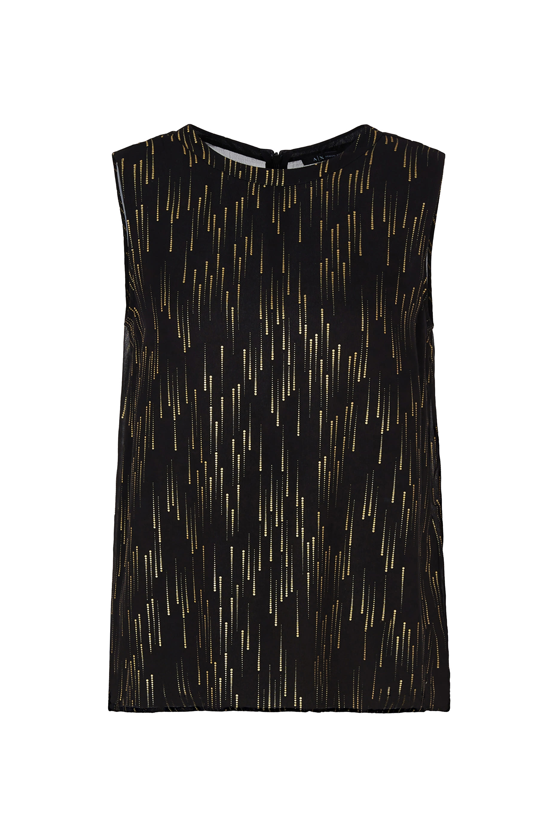 Voile Top with Lurex Details