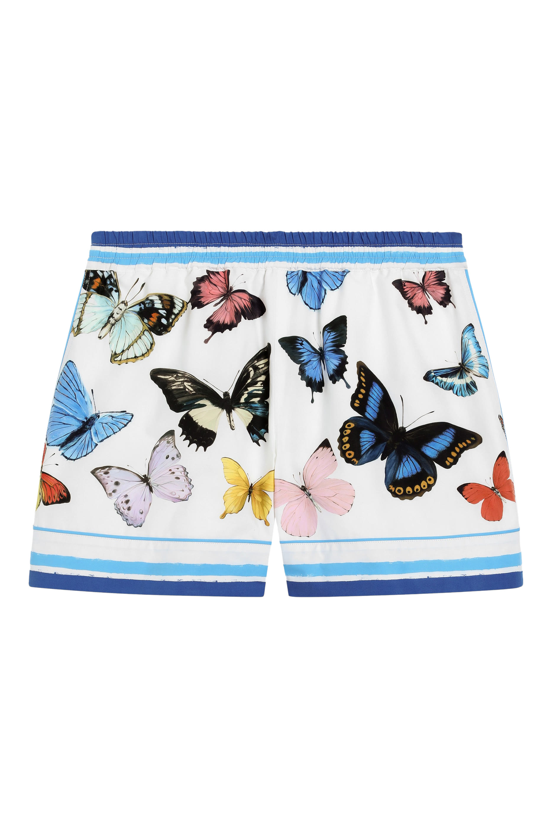 Kids All-Over Butterfly Print Poplin Shorts