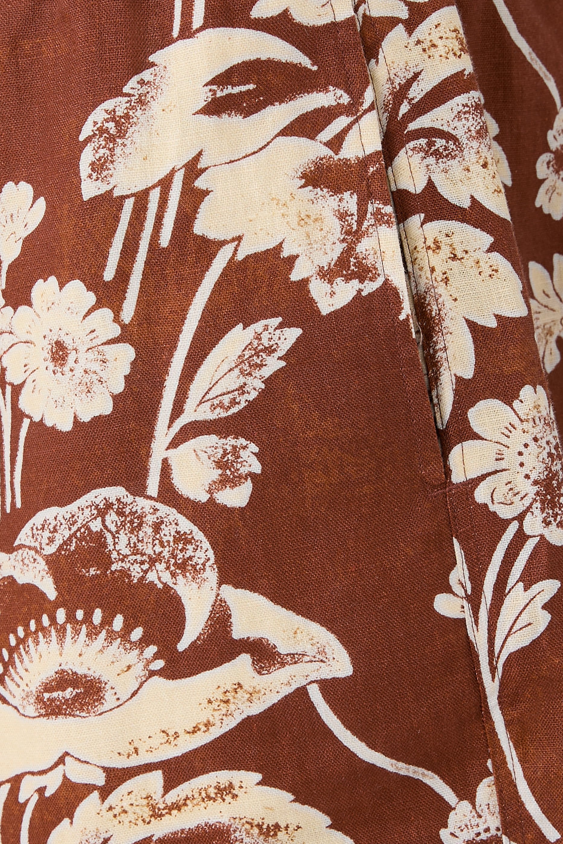 Painted Peonies Shorts 