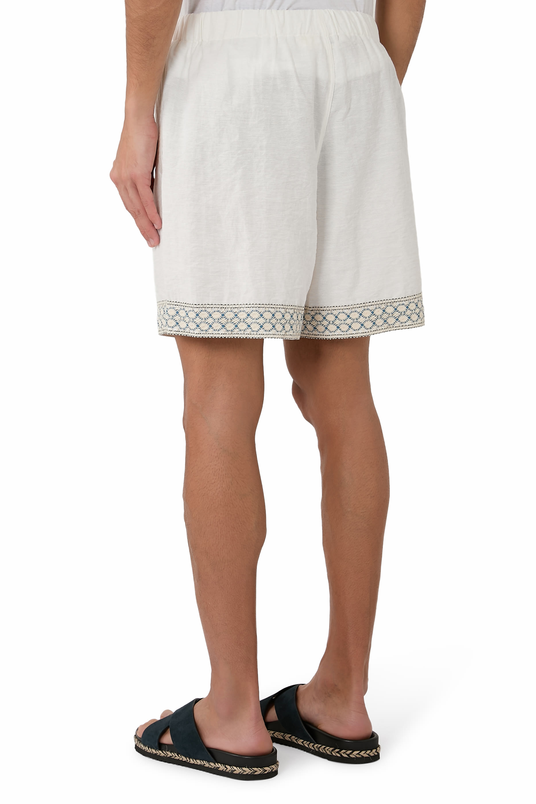 Crochet Trim Resort Shorts