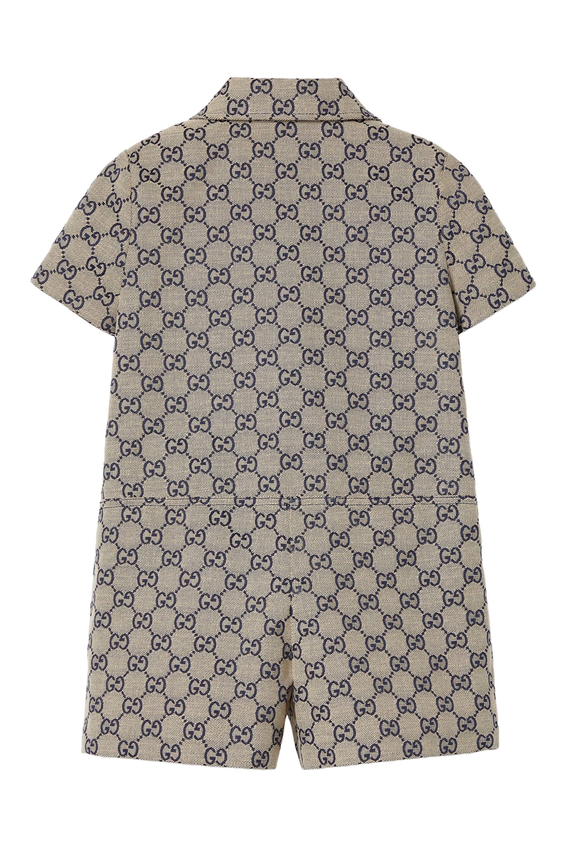 Kids GG Canvas Playsuit