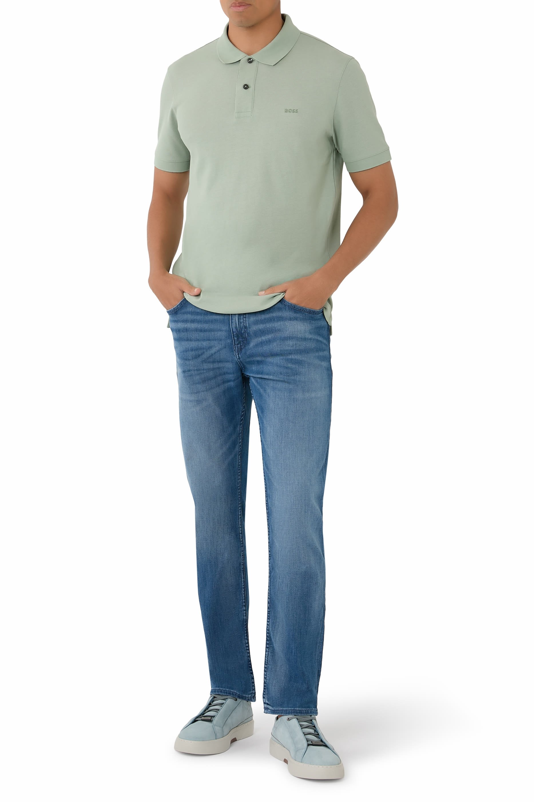 P-Delaware Denim Slim-Fit Jeans