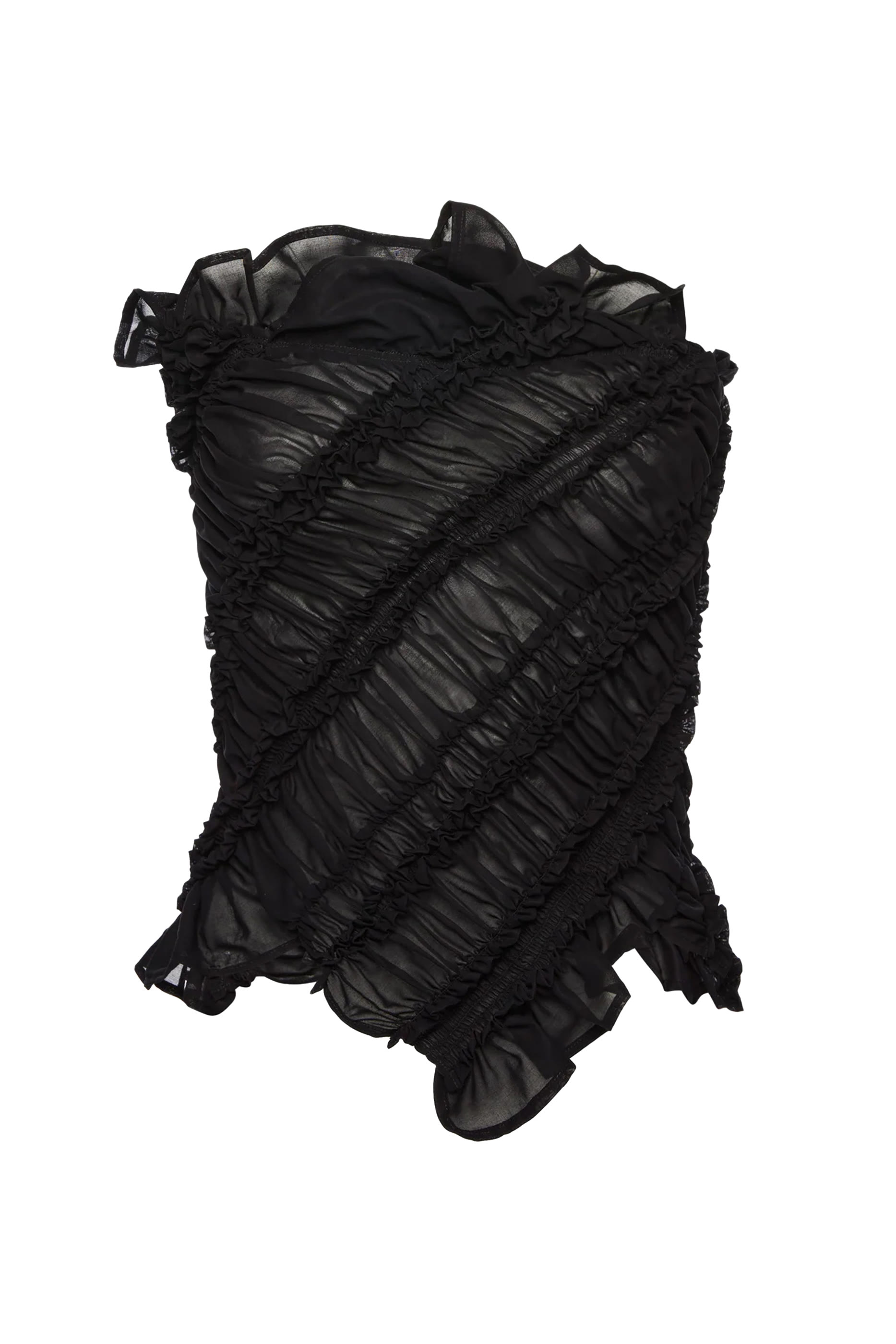 Ruched Bandeau Top