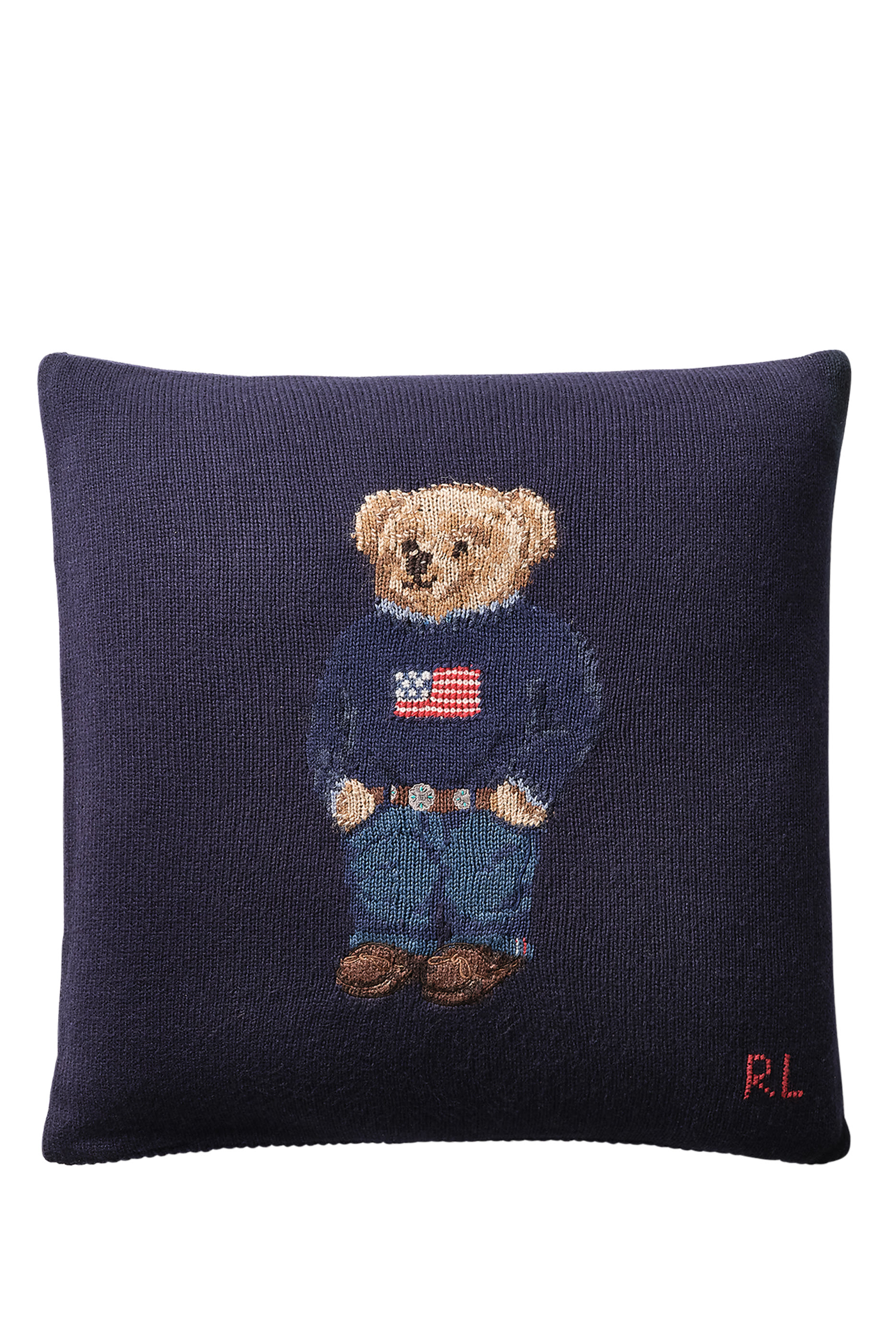 Polo Bear Wool Cushion