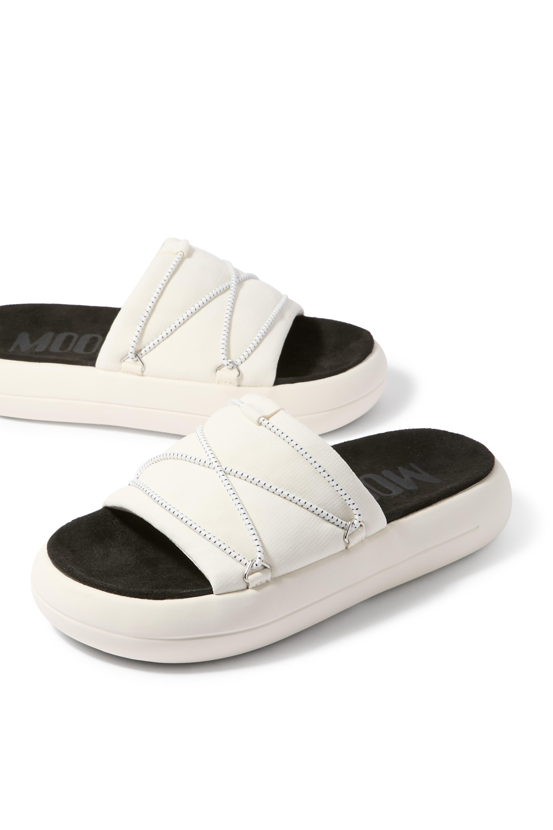 Icon Rope-Detail Platform Sandals