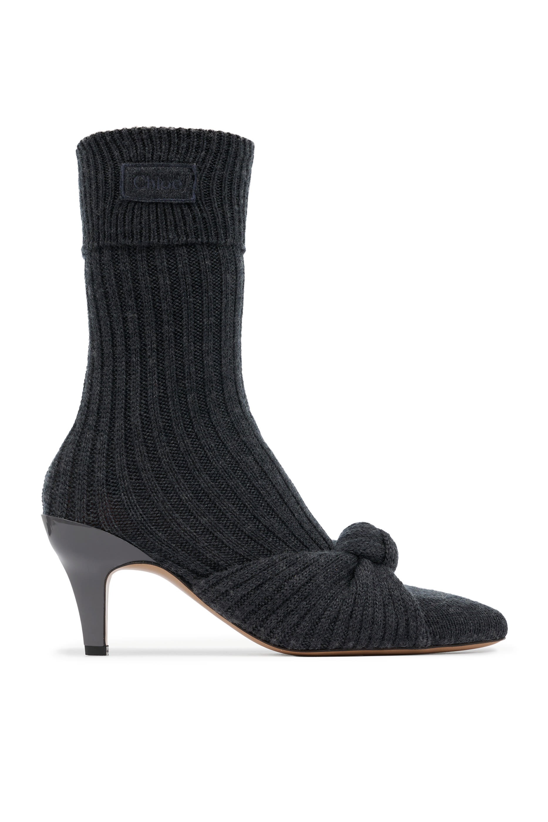Ribbed Ankle Boots