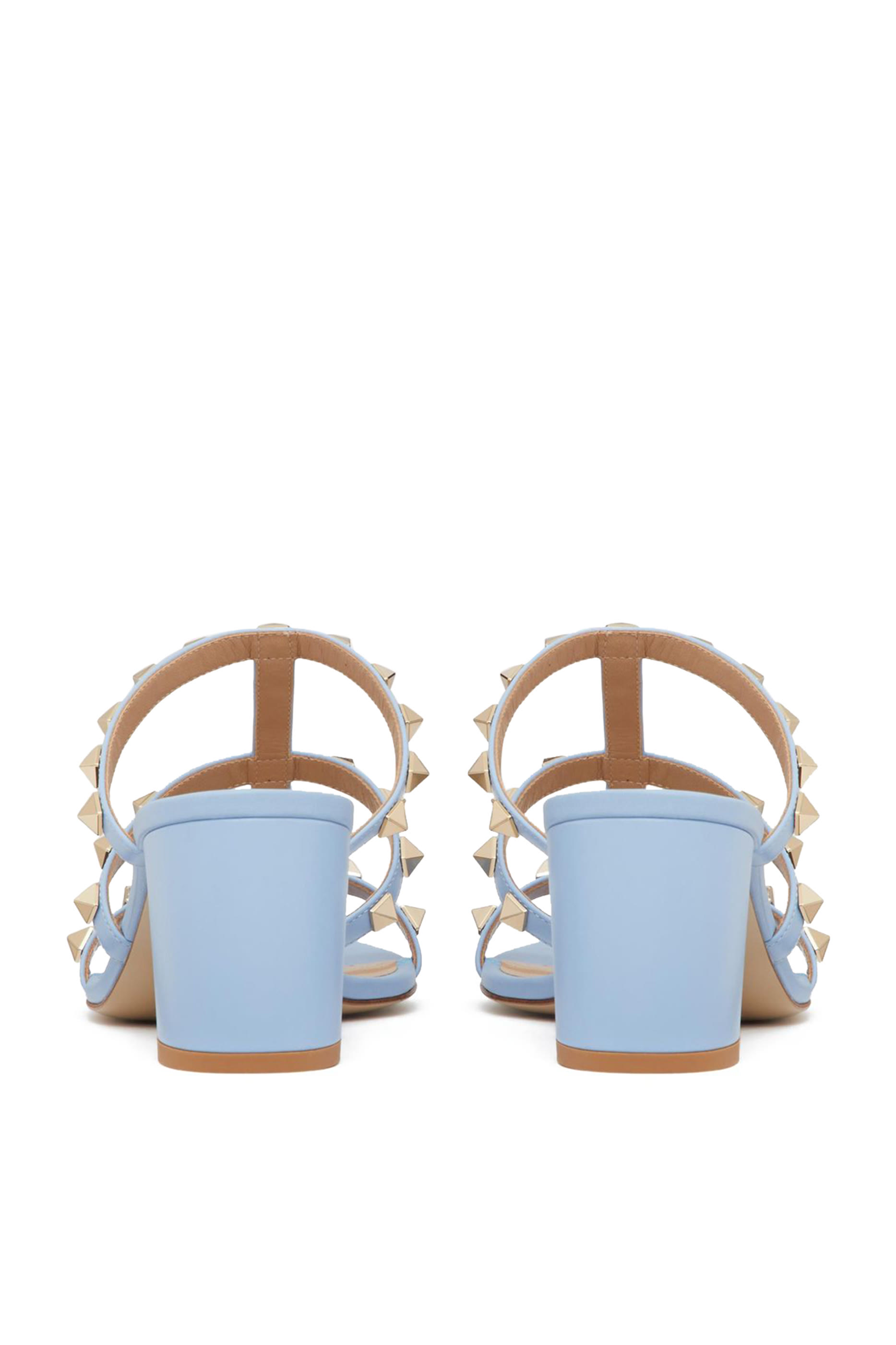 Rockstud 60 Calfskin Leather Sandals