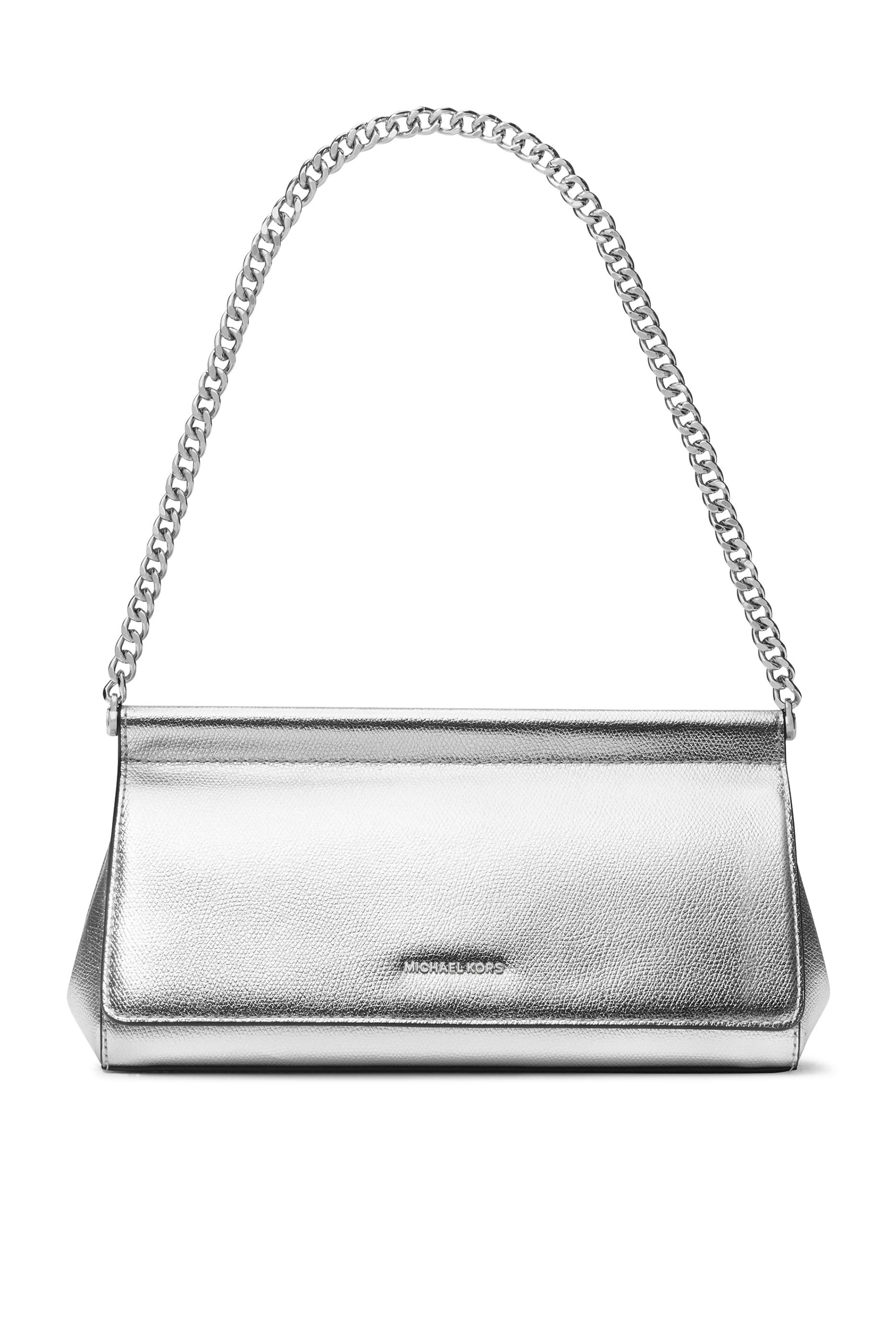 Carmine Medium Pebbled Leather Pochette