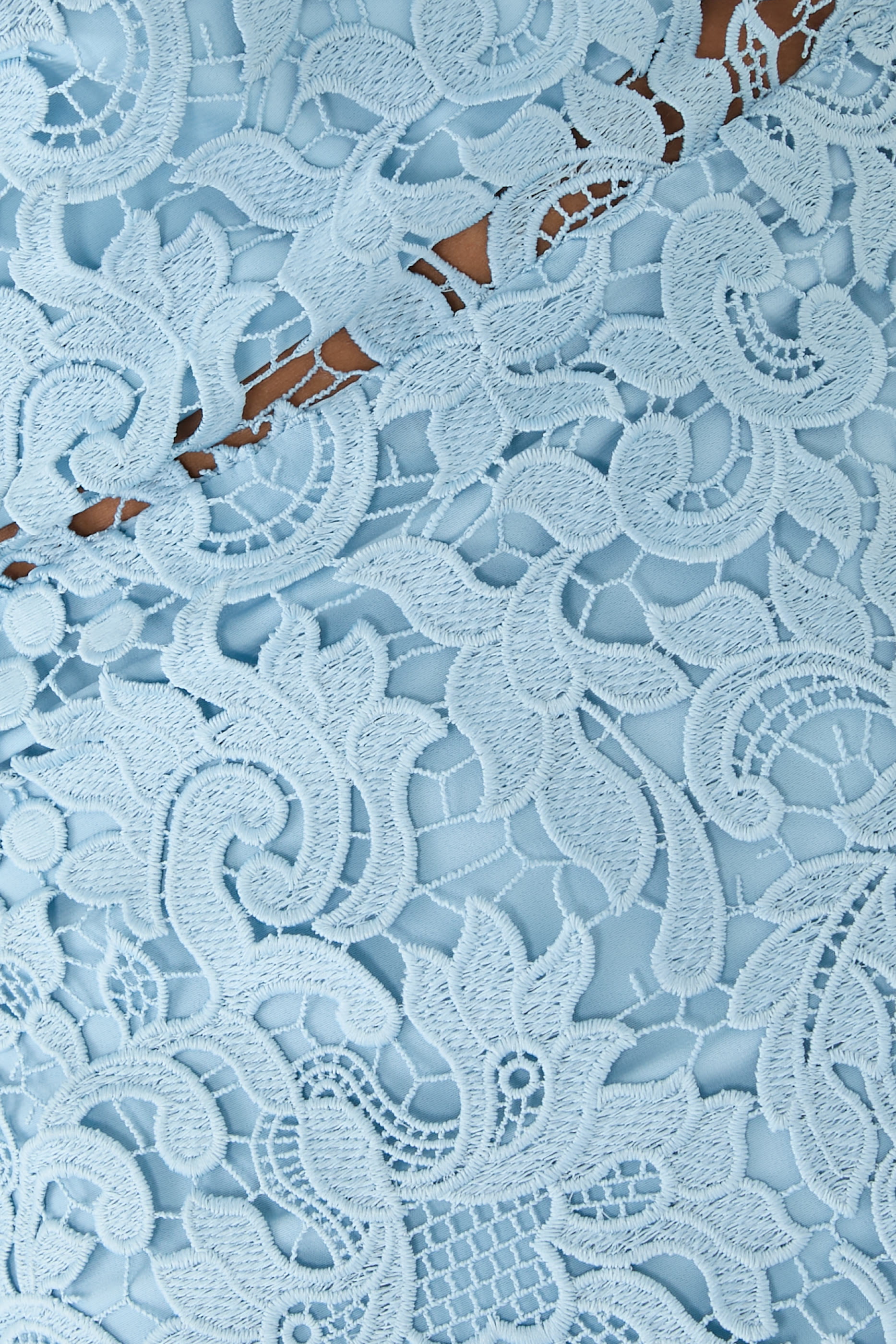 Clover Open Back Lace Midi Dress