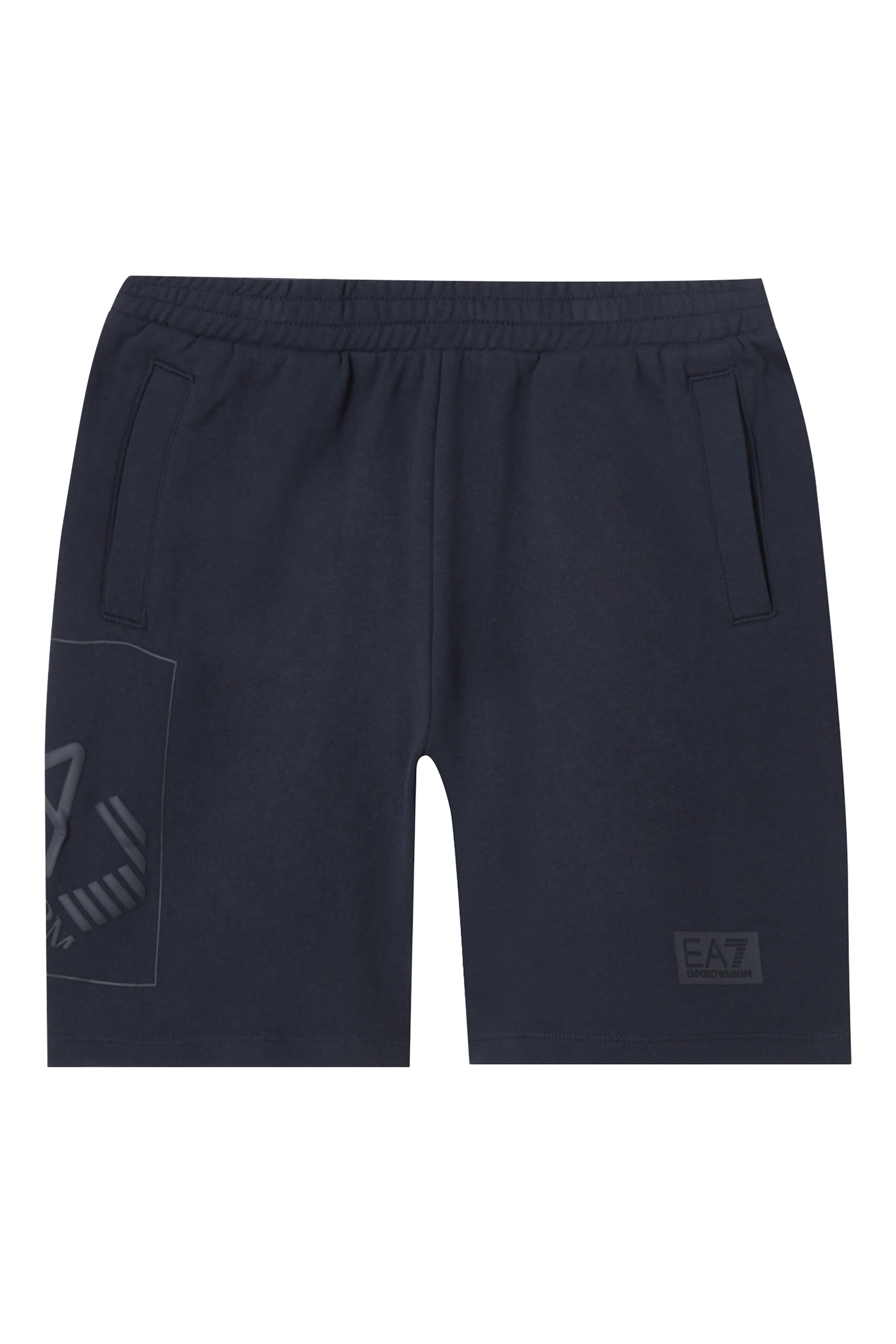 Kids EA7 Visibility Cotton Bermuda Shorts