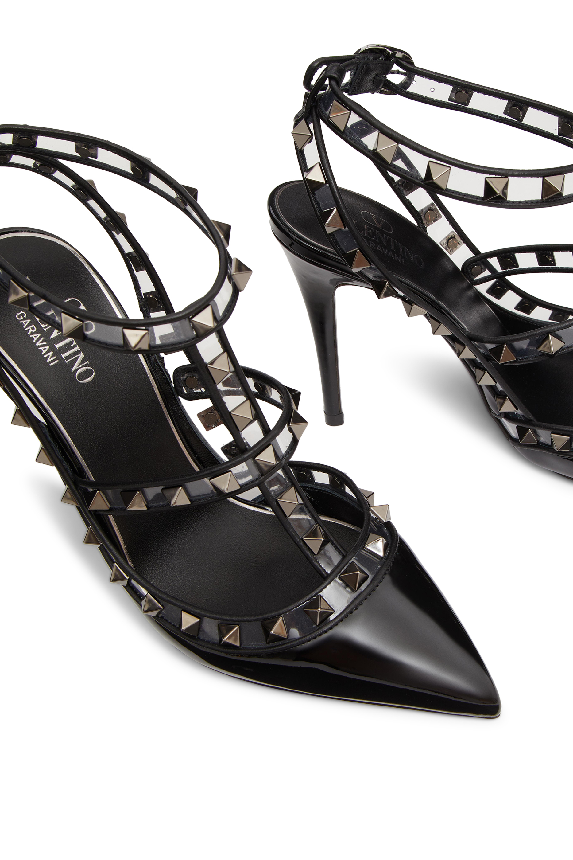 Valentino Garavani Rockstud 100 Patent Leather Pumps