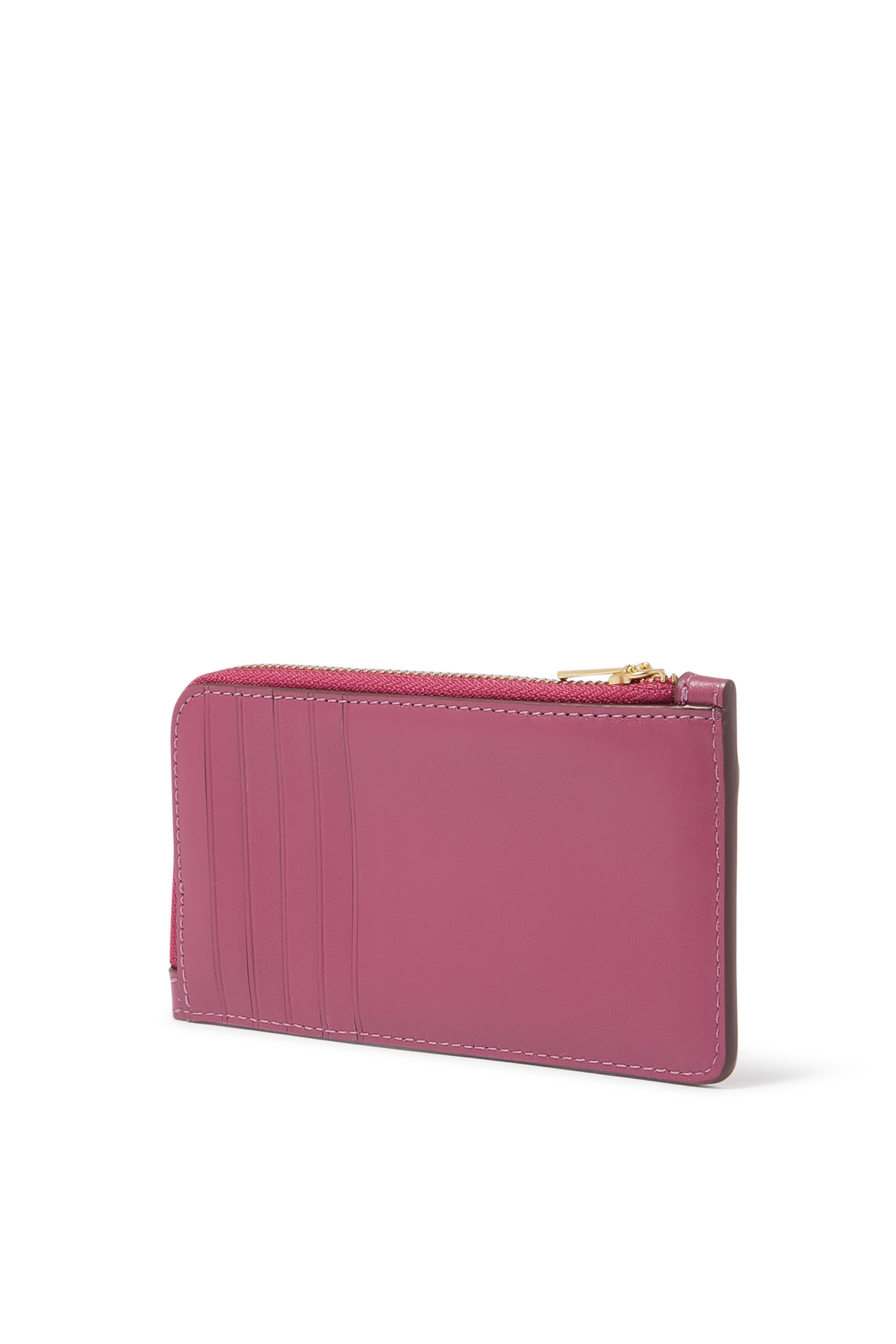 Leather Zip Around Wallet