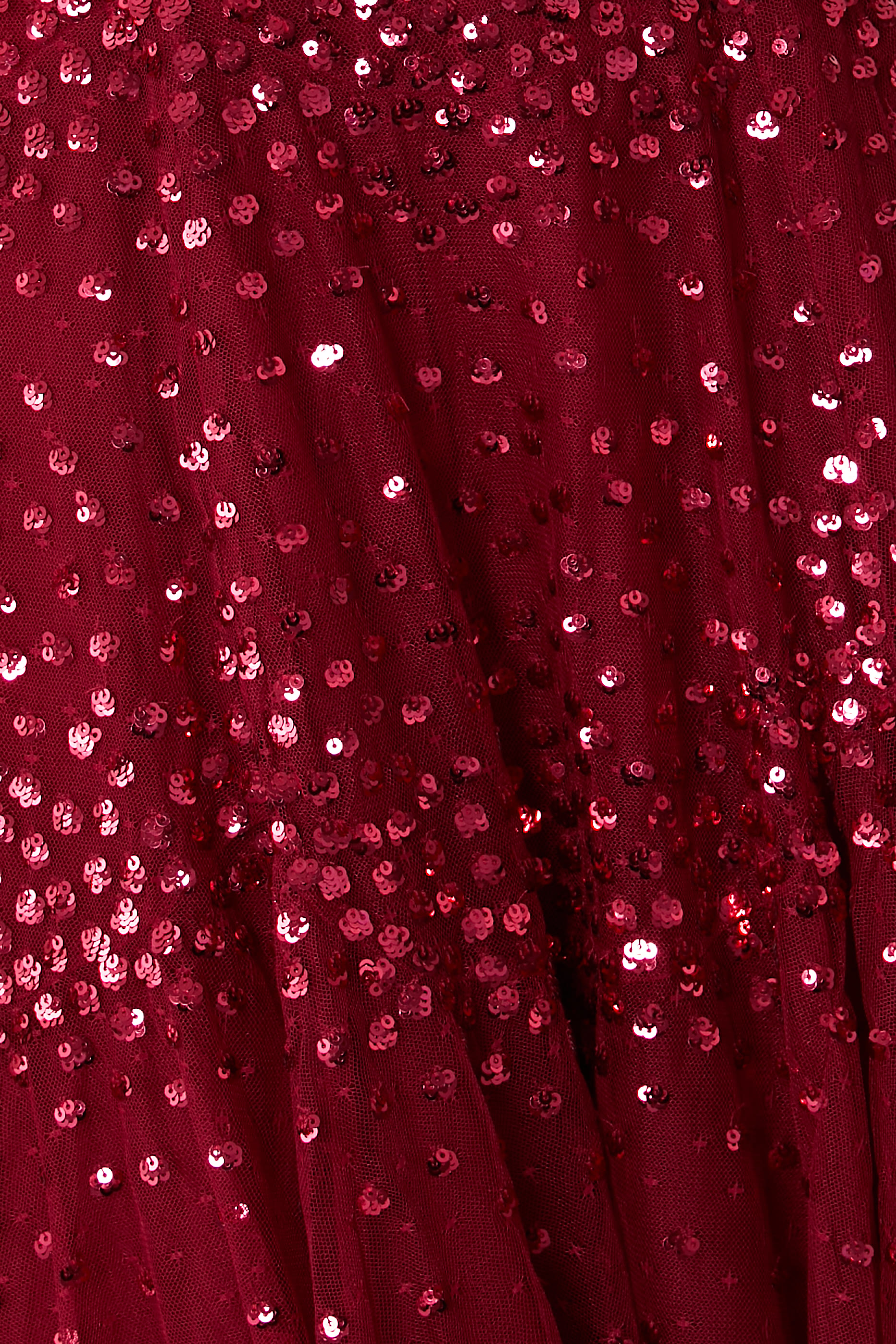 Scallop Sequin Ballerina Dress 