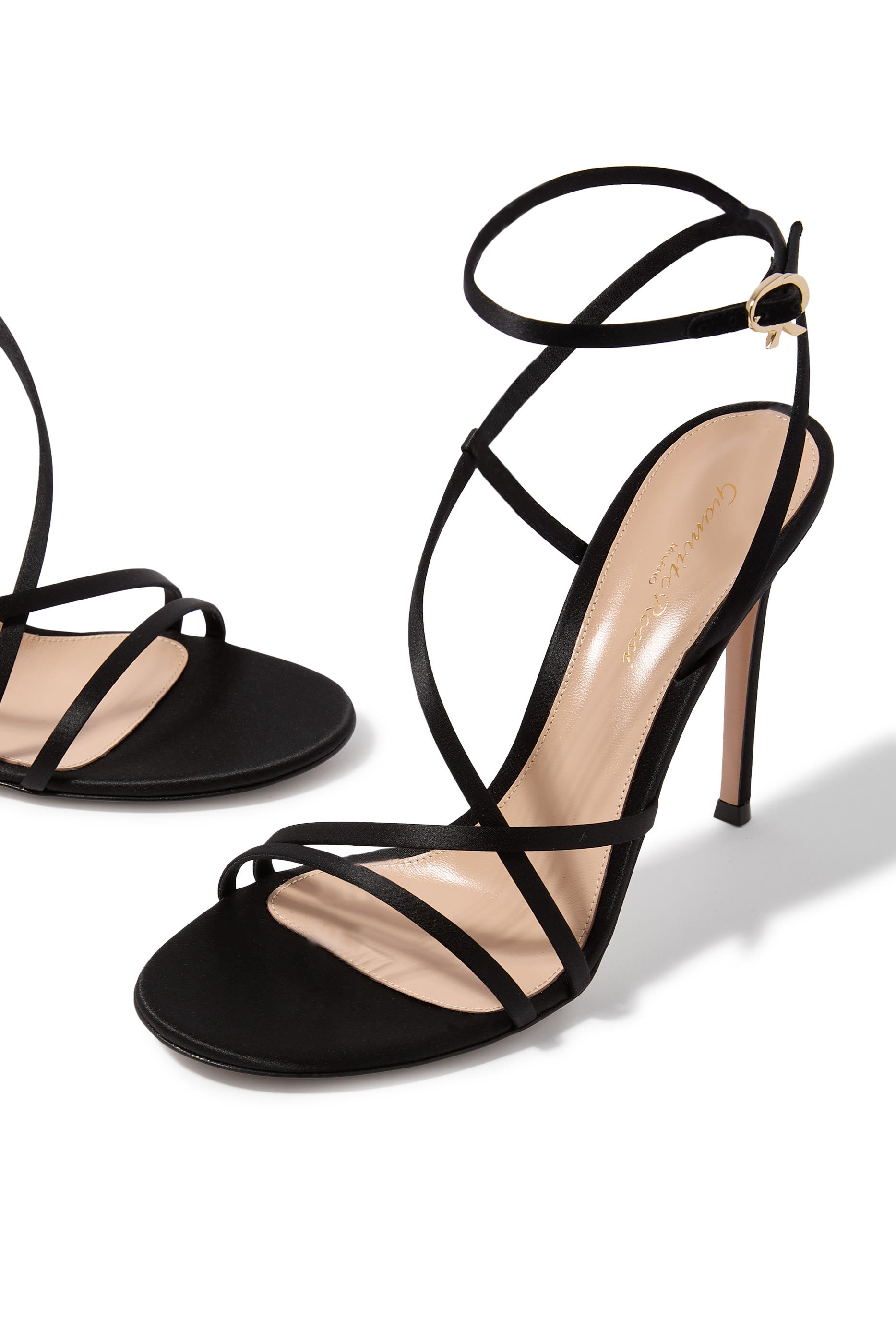 Strappy Satin 100 Sandals