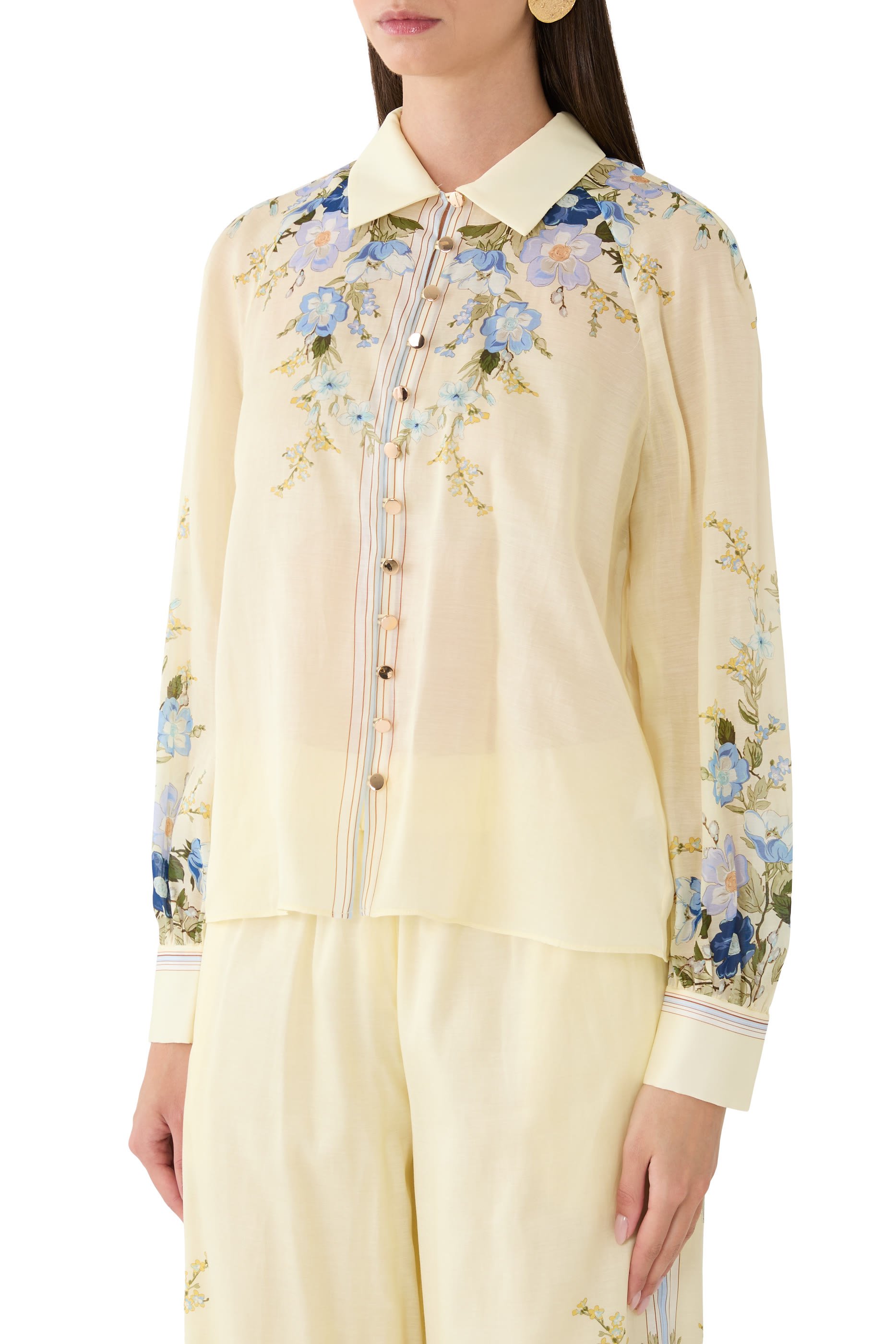 Floral Organza Blouse
