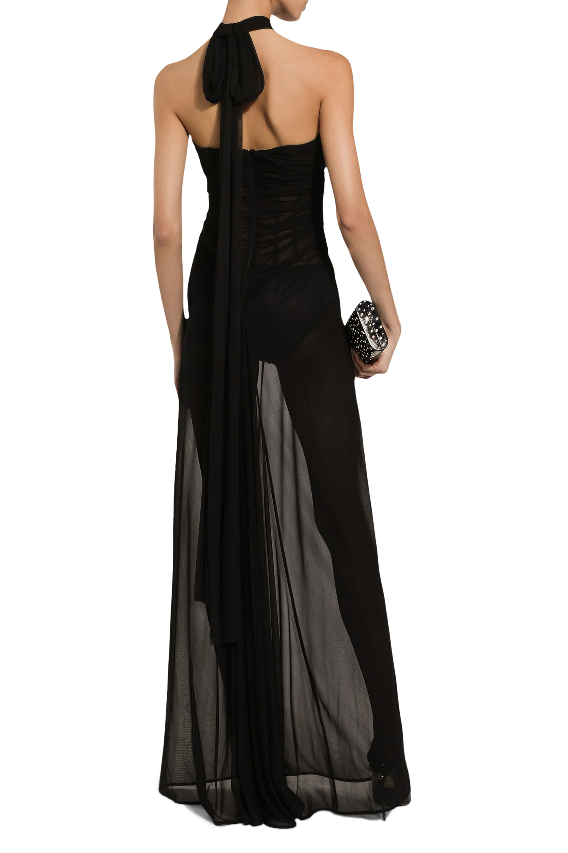 Long Light Organzine Dress