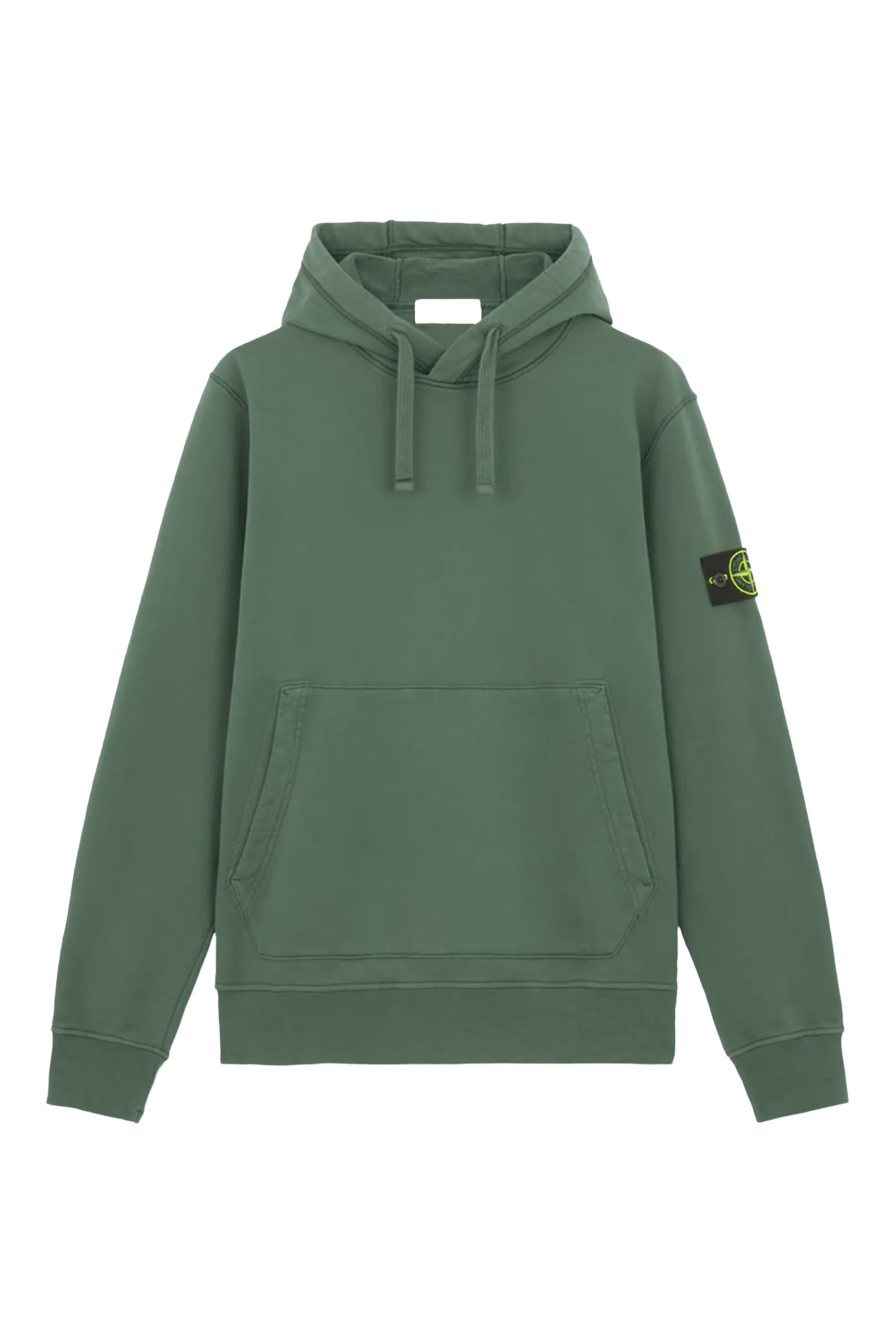 Cotton Hoodie with Logo Patch