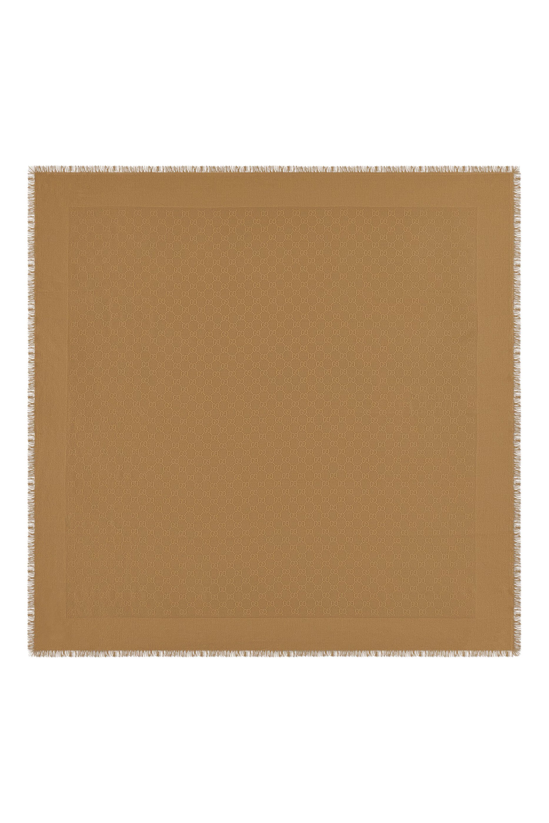 GG Cotton Silk Jacquard Shawl