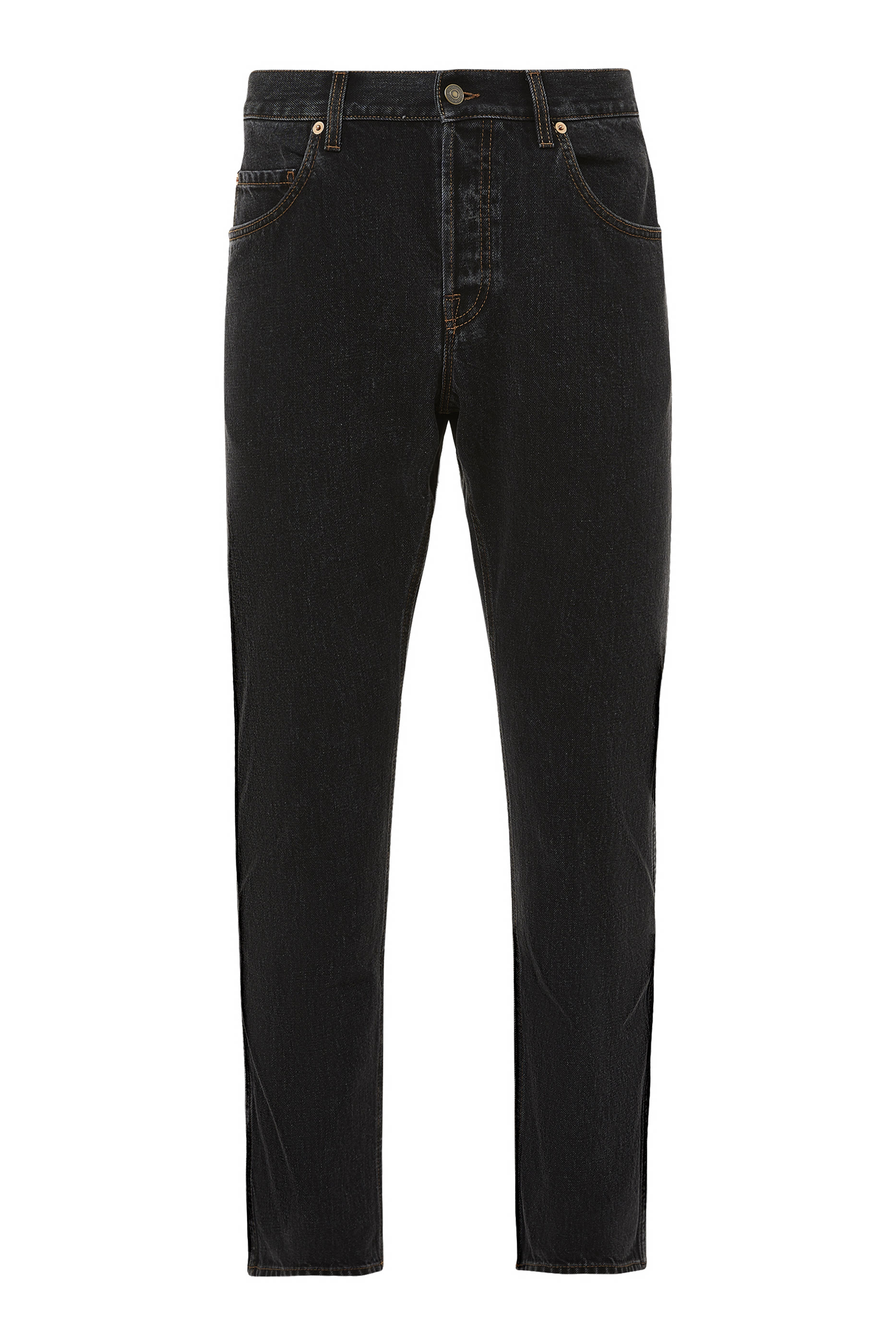 Tapered Eco Stonewashed Denim Jeans