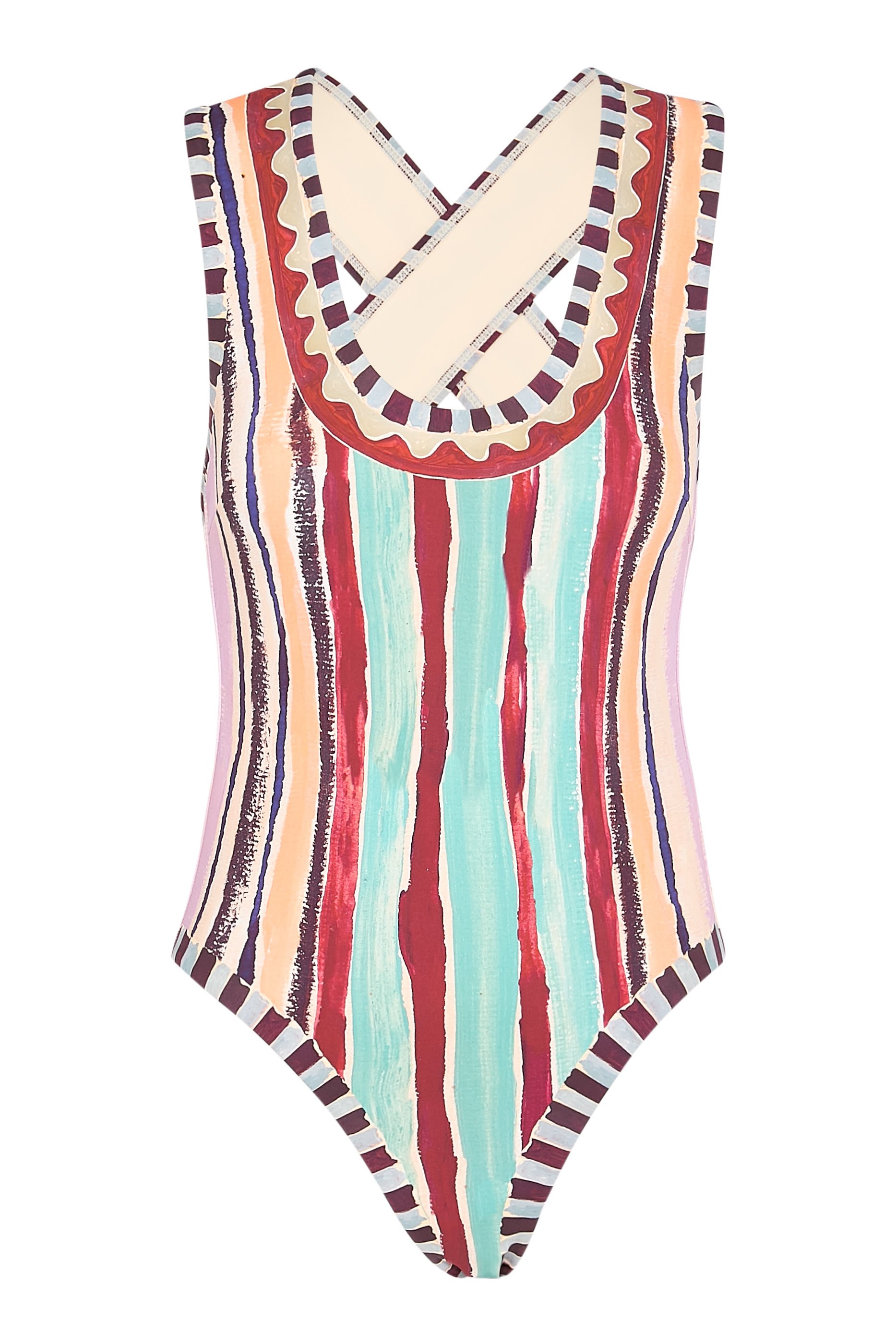 Michelle Scoop Neck One-Piece Swimsuit