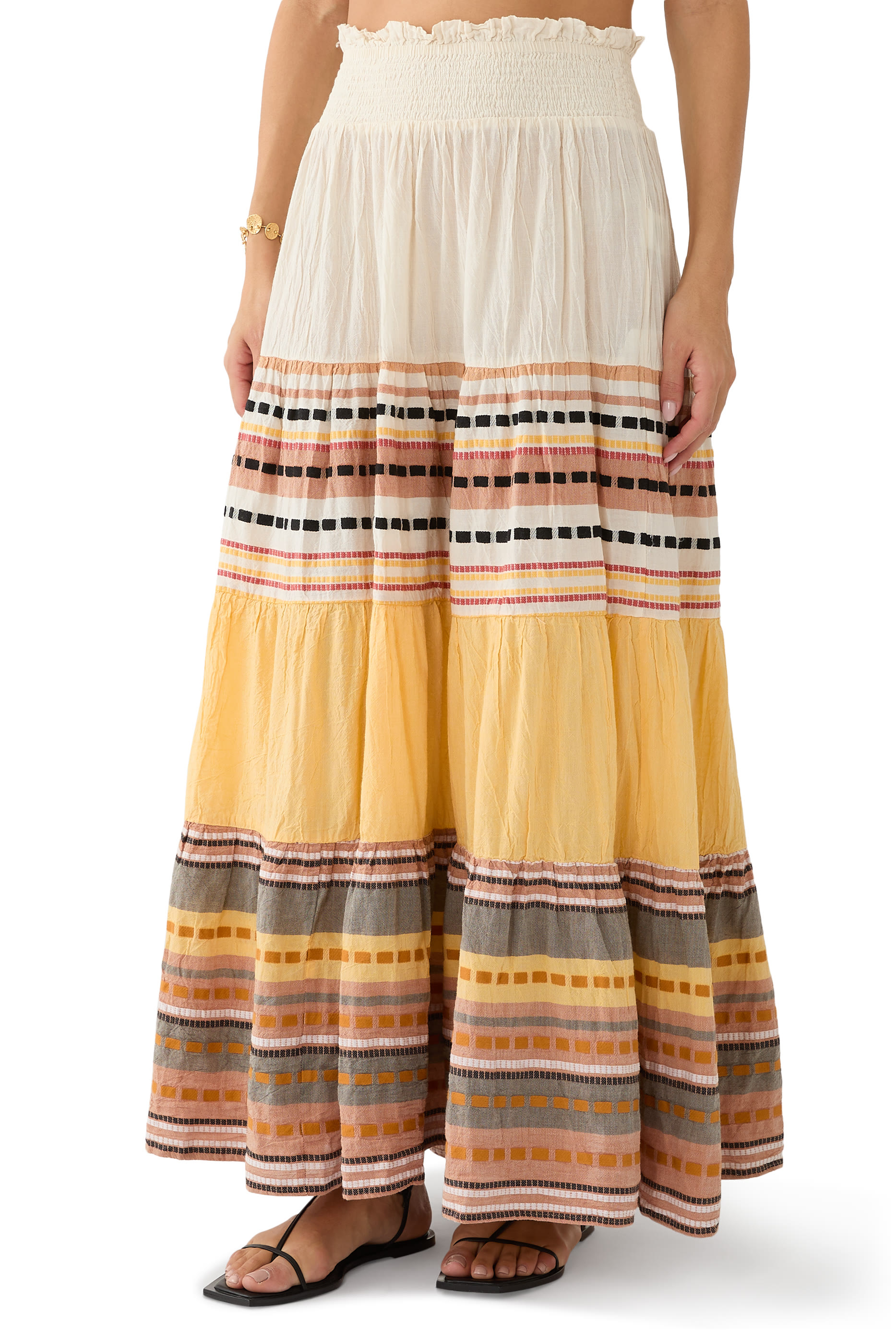 Zakar Cotton Maxi Skirt