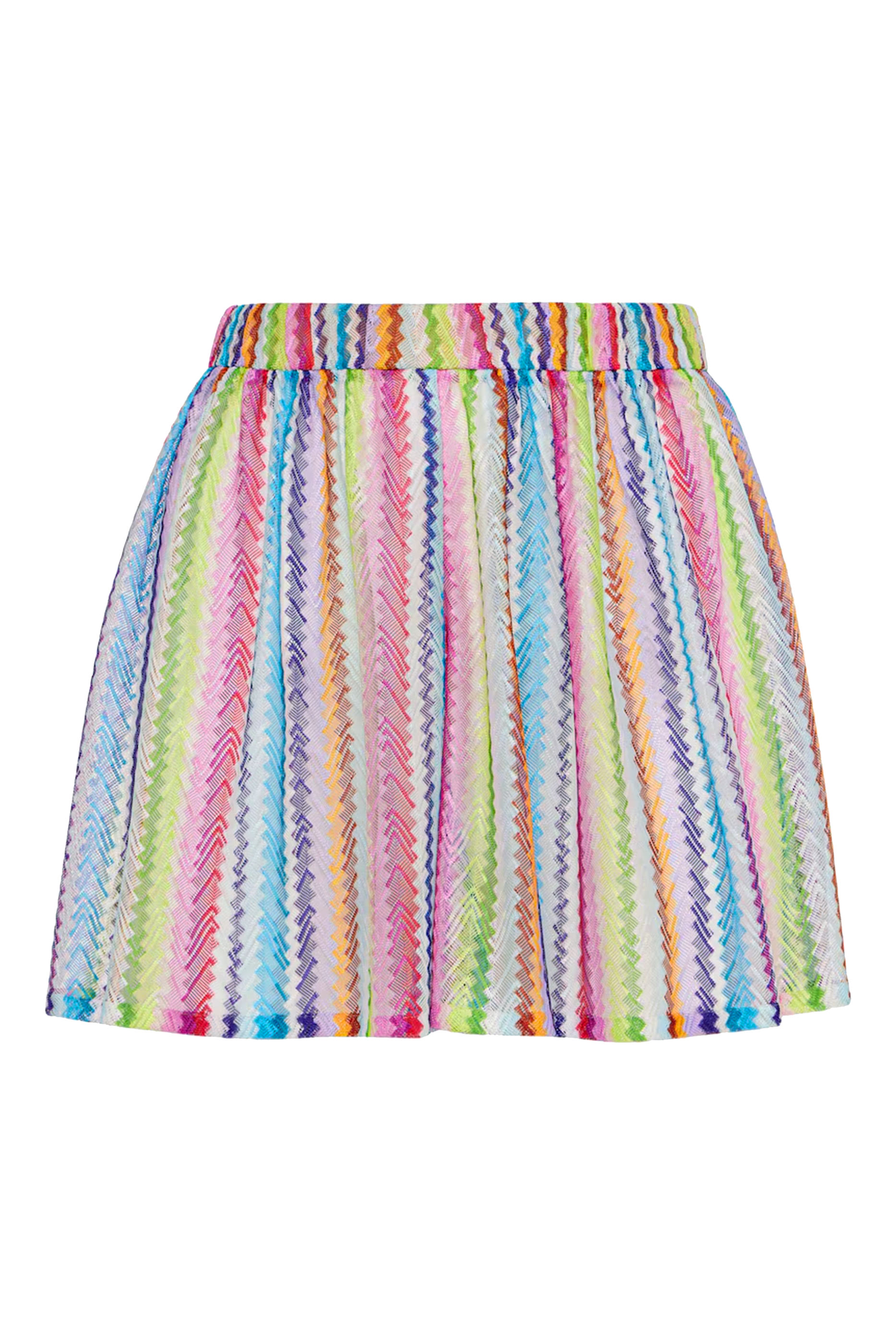 Zigzag Print Cover-Up Shorts
