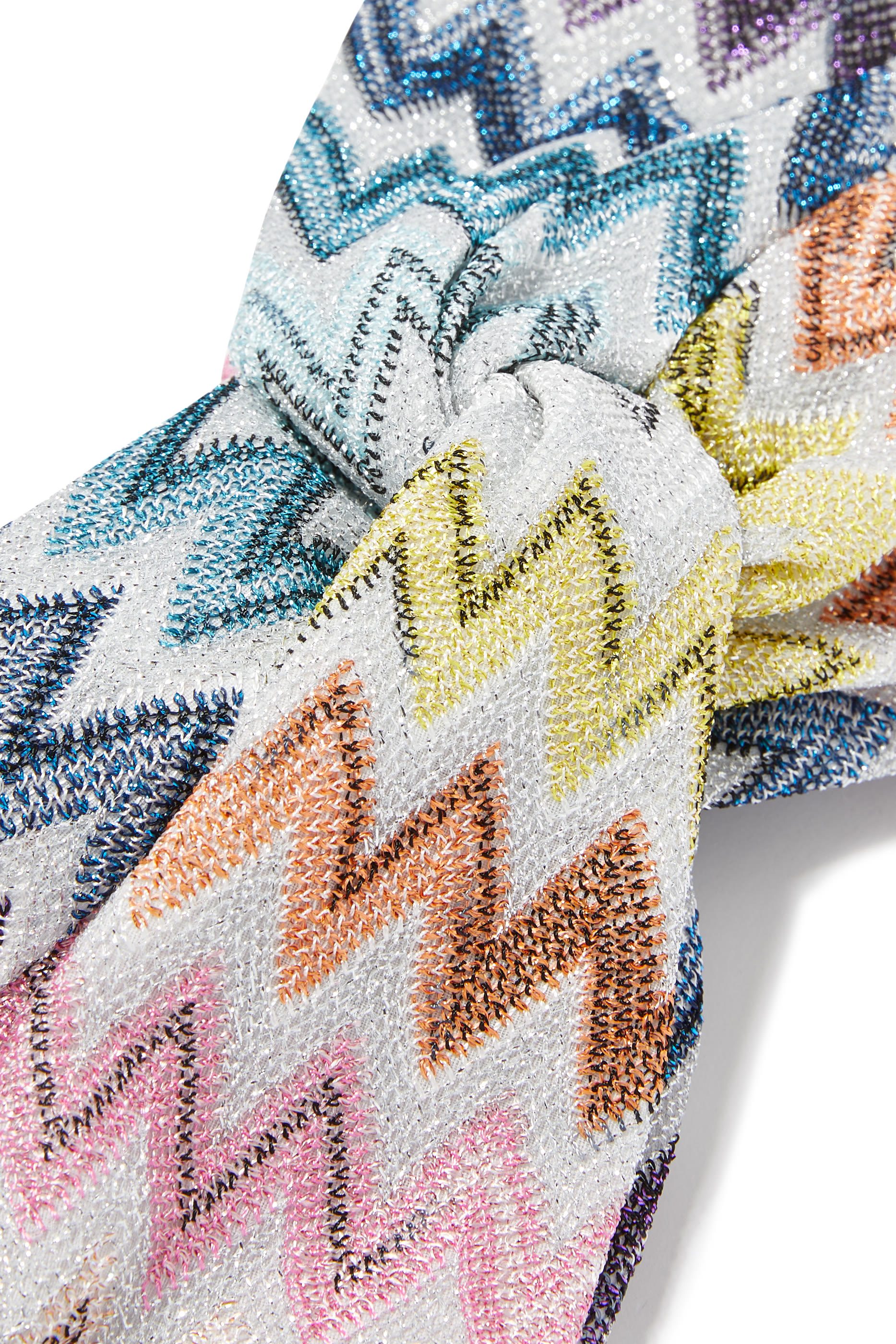 Zigzag Raschel Lame' Headband