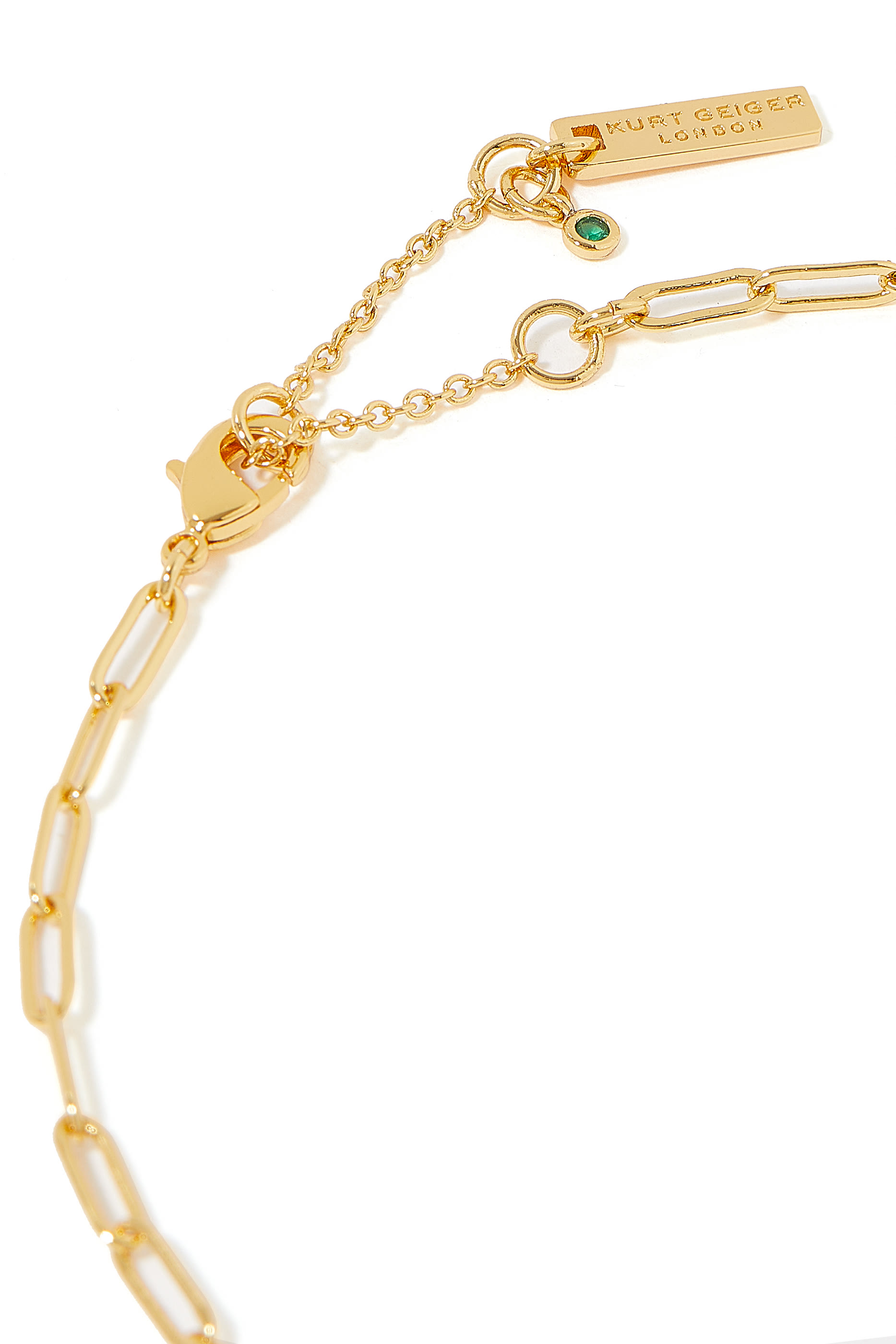 Heart Halo Necklace, Metal & Crystal