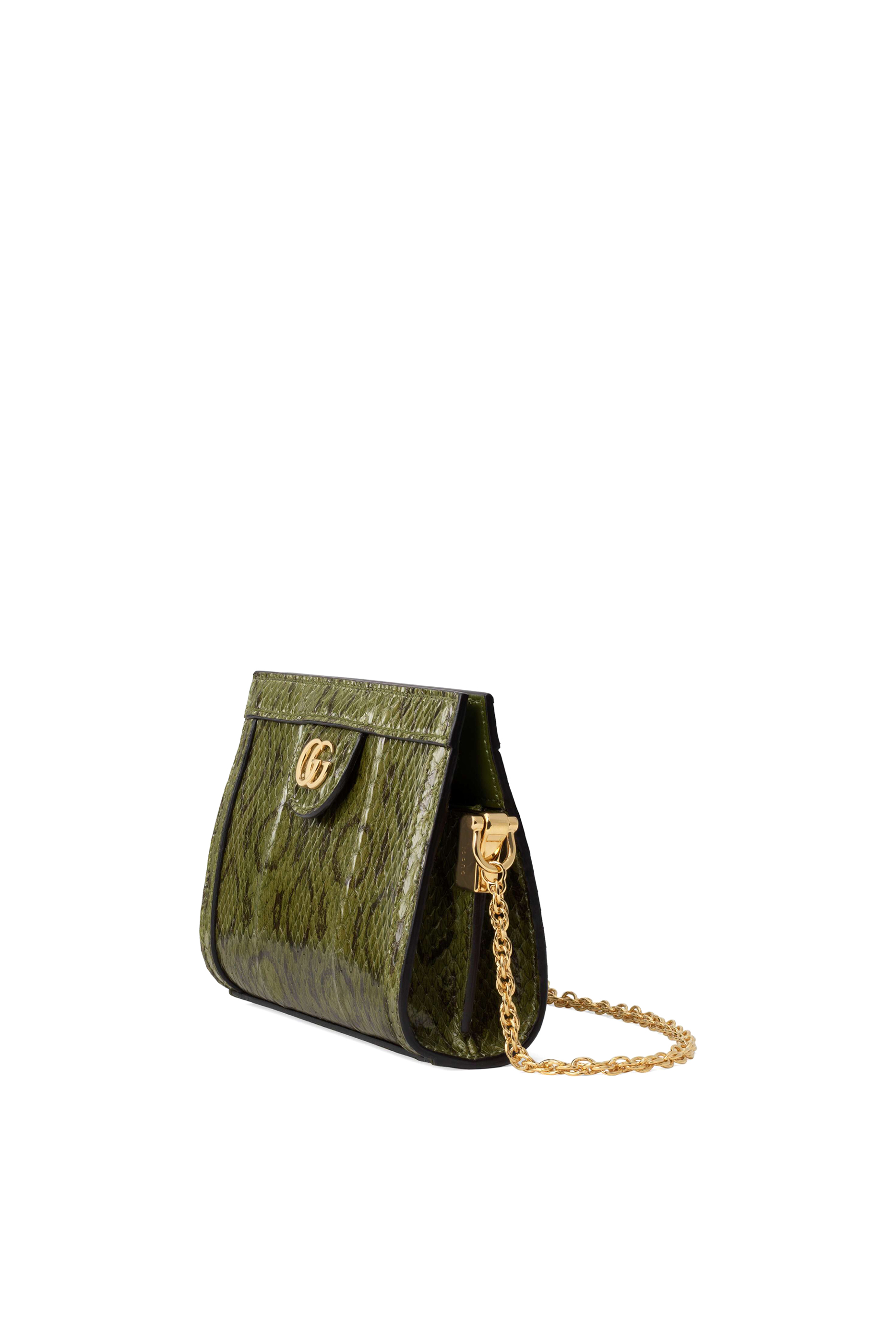 &nbsp;Mini Snakeskin Ophidia Shoulder Bag