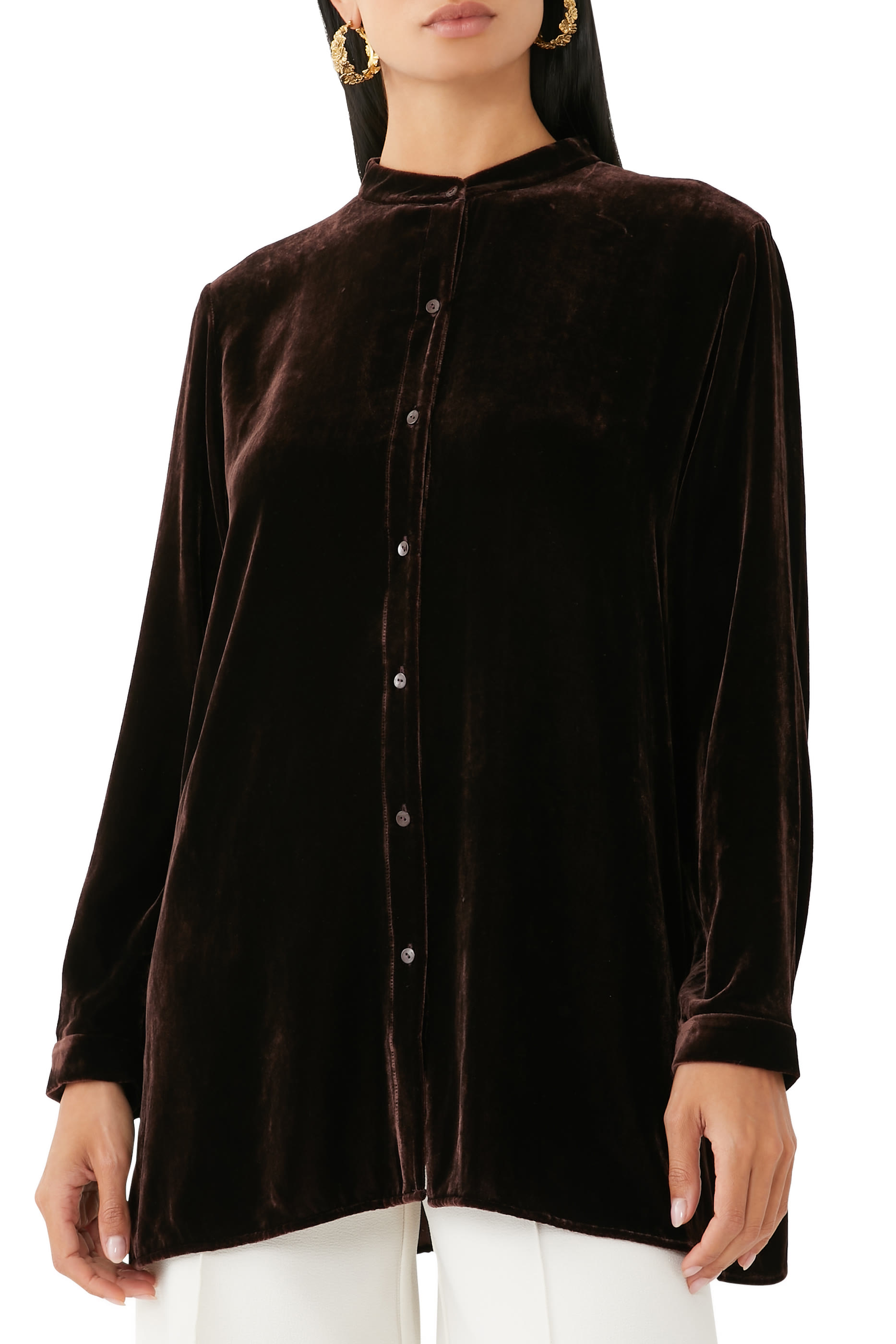 Velvet Long Shirt