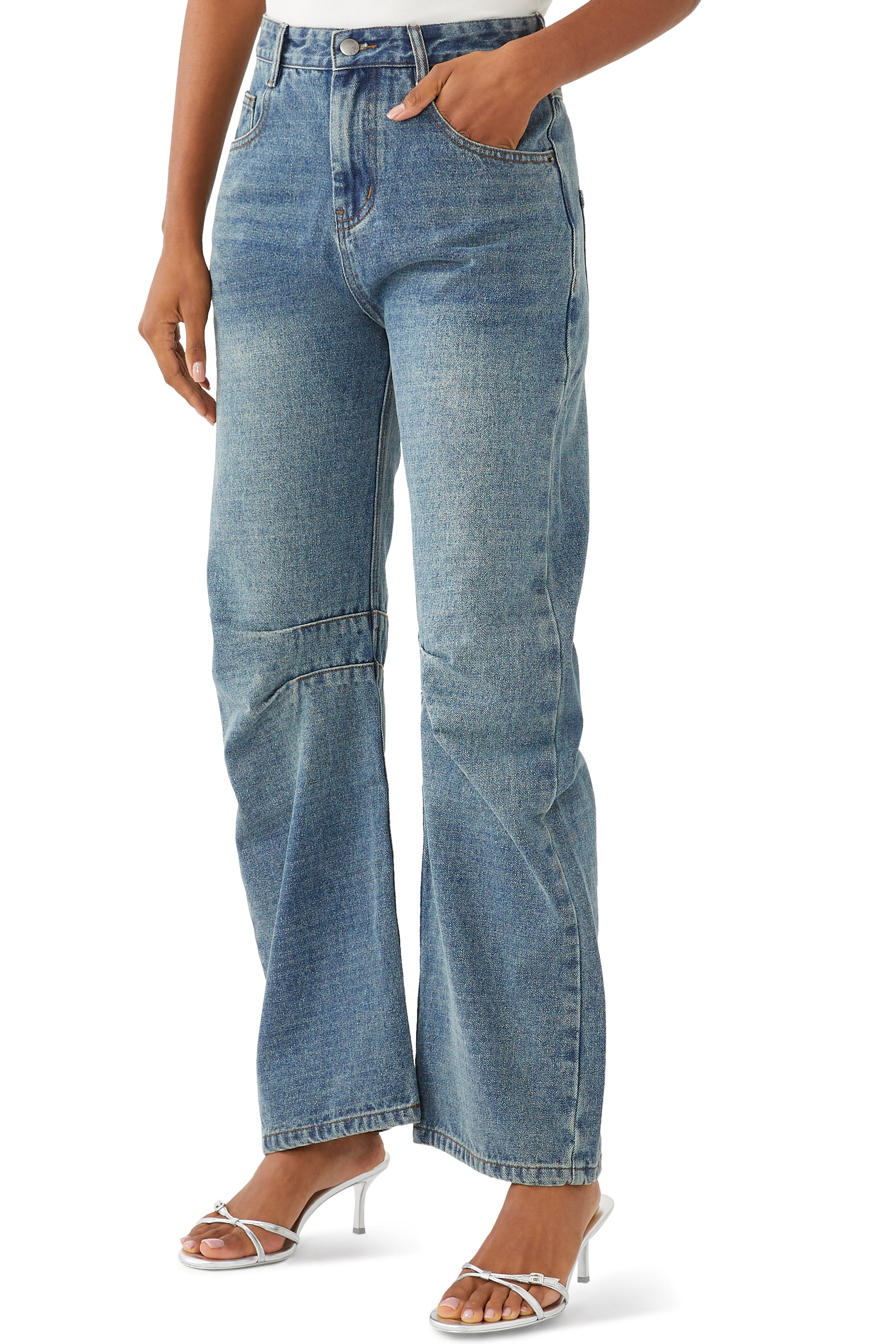 Darted Leg Jeans