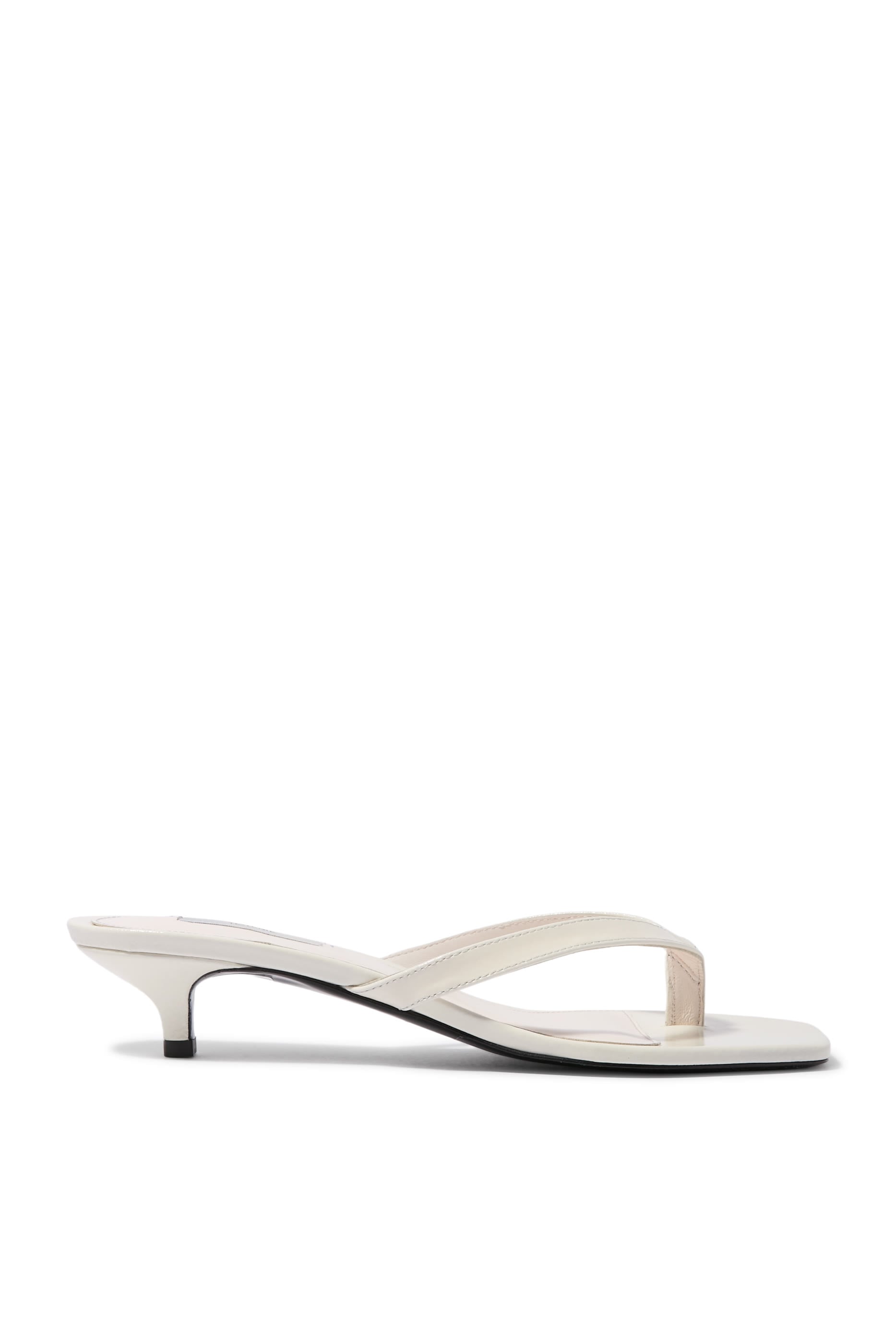Croco-Embossed Flip Flops 35