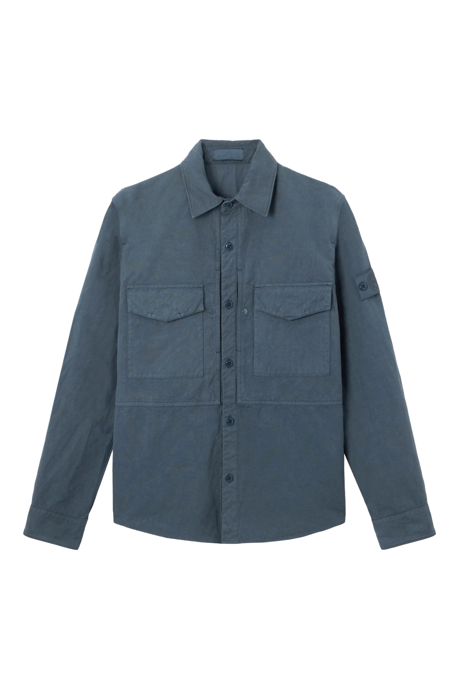 Logo Button Fastening Overshirt