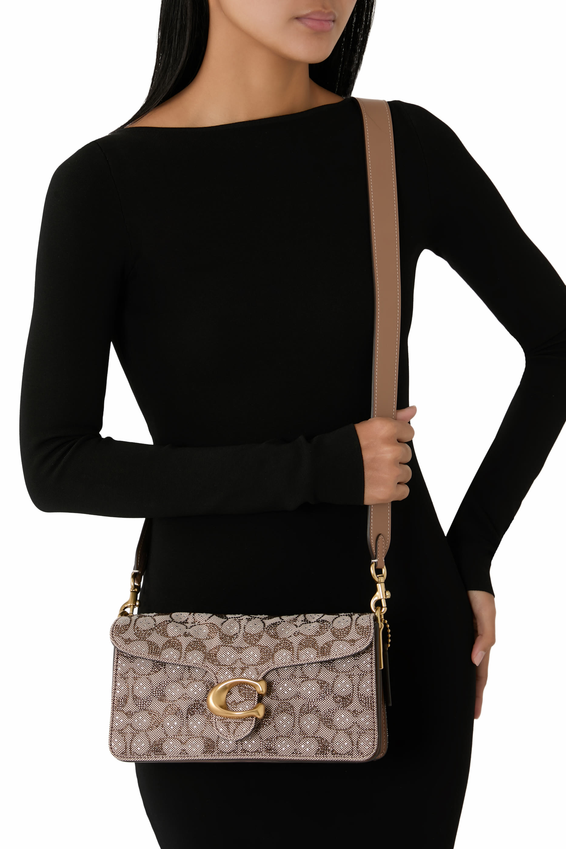 Tabby 26 Crystal Shoulder Bag