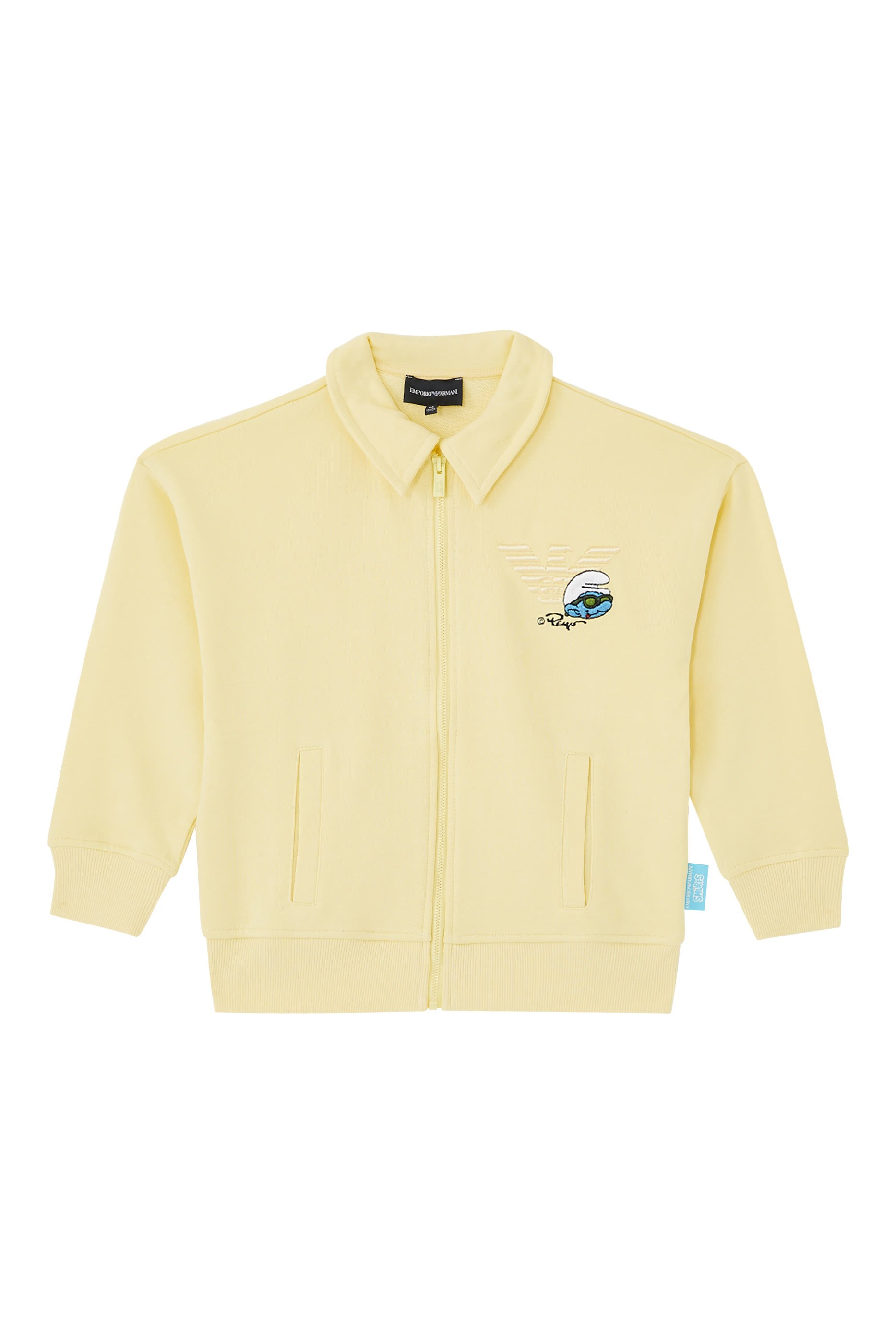 Kids Embroidered Eagle Logo Zip Sweatshirt