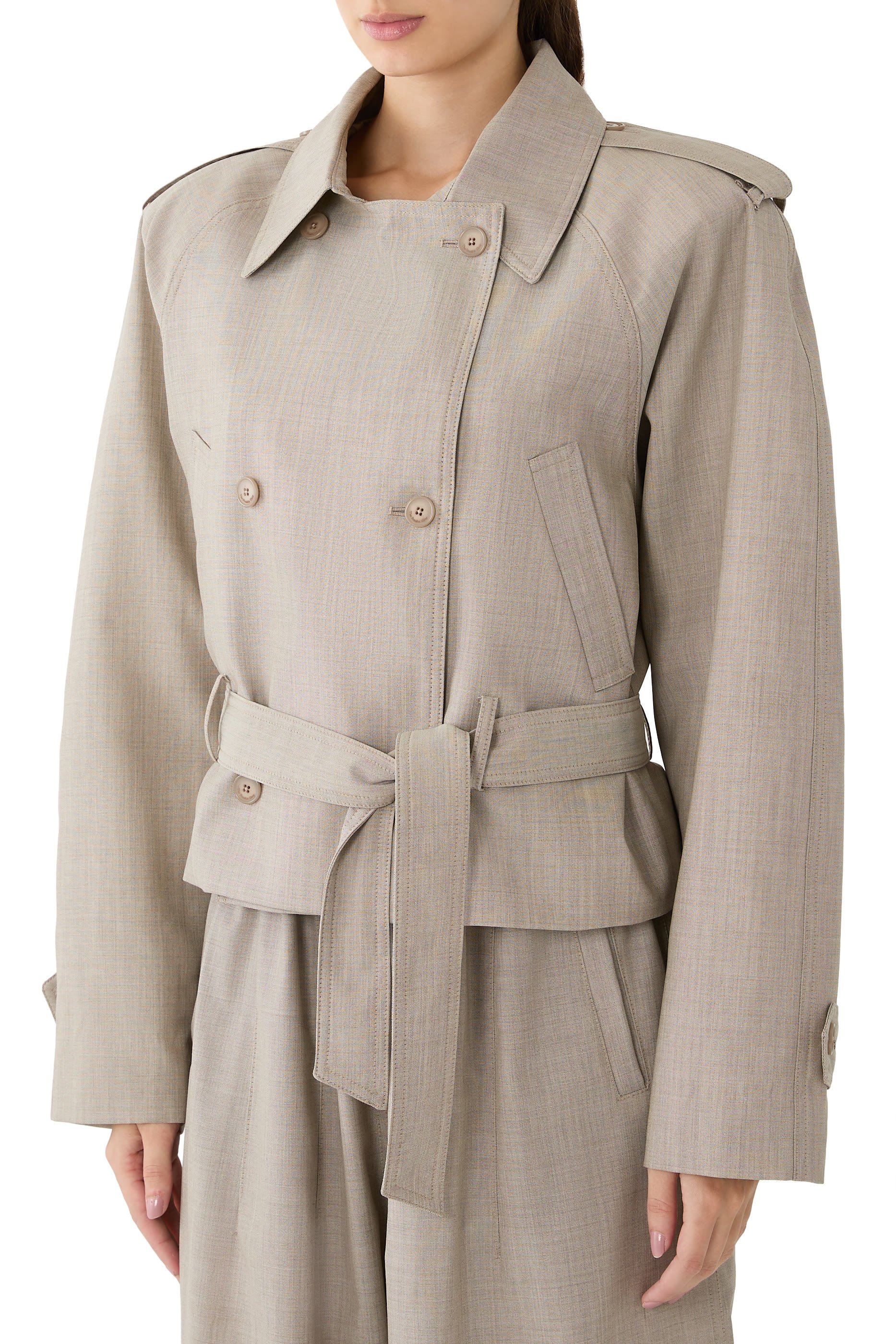 Stan Crop Trench Coat