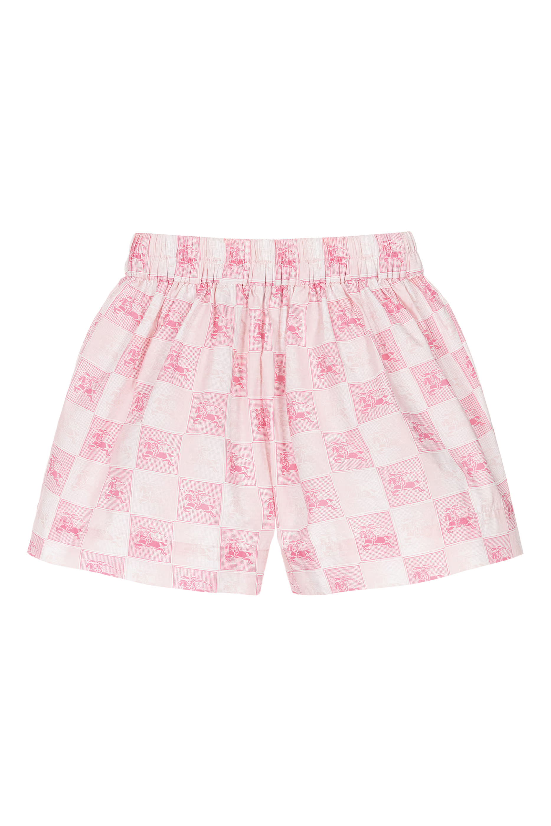 Kids EKD Checkerboard Cotton Shorts