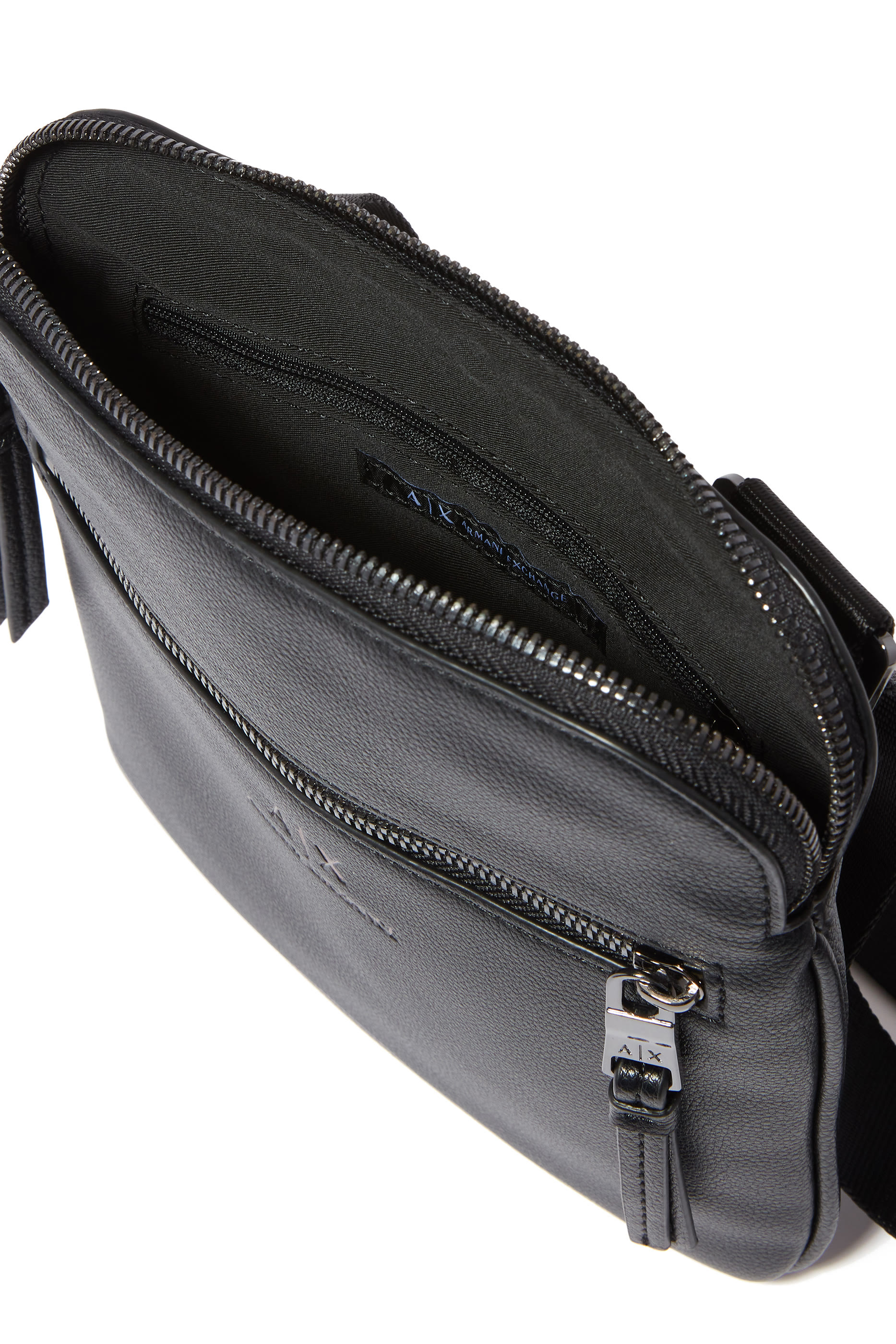 Small AX Logo Crossbody Bag