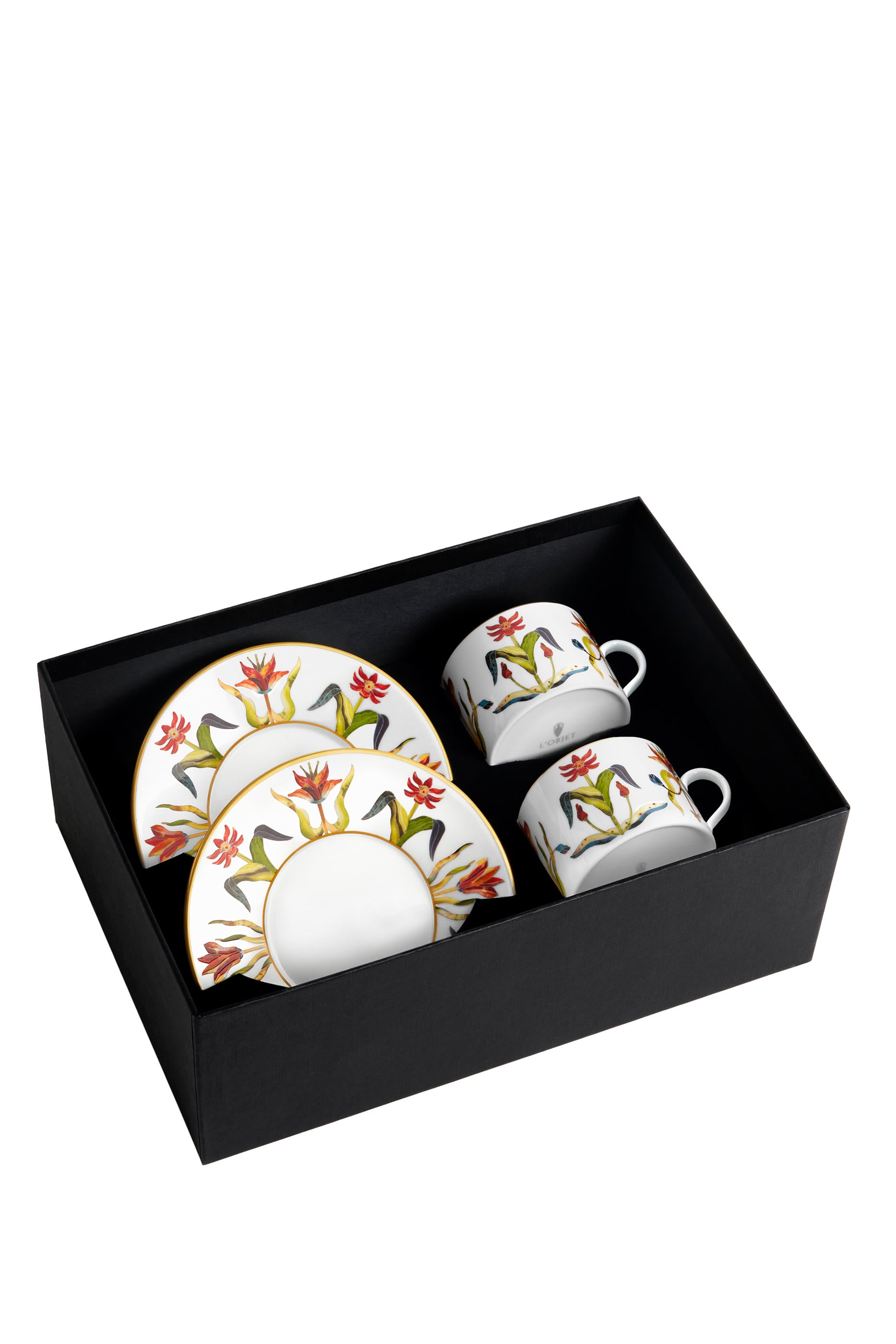 Grand Tour Tea Cup & Saucer, Set of 2