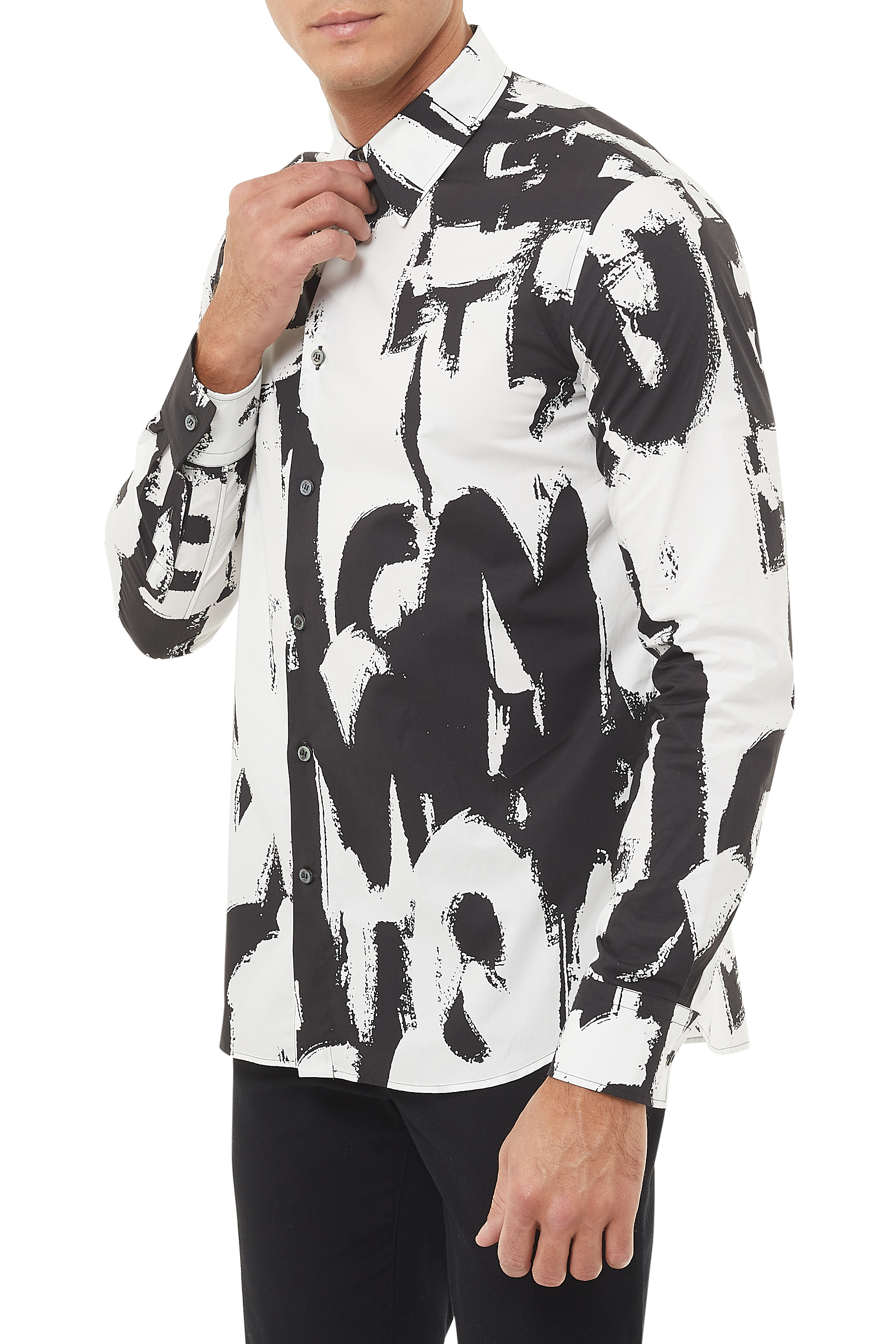 Graffiti Cotton Shirt