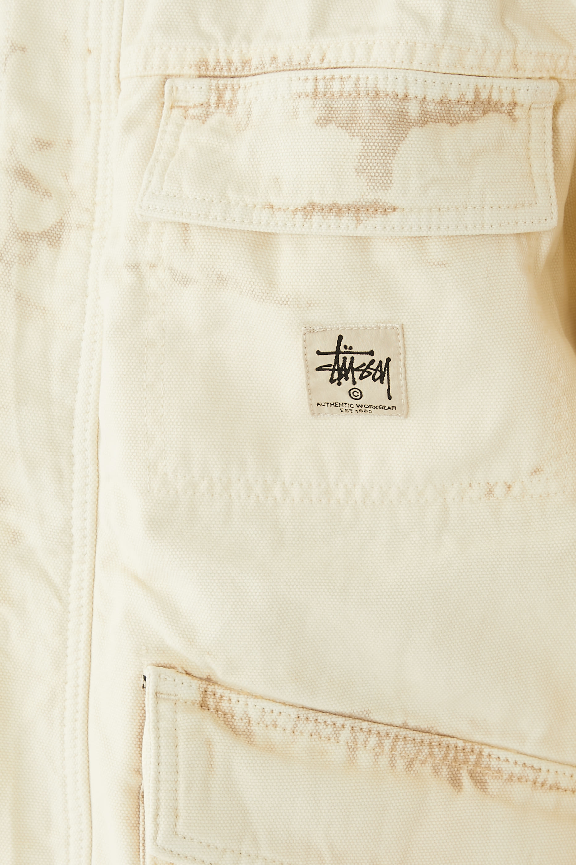 Distressed Canvas Shop Jacket